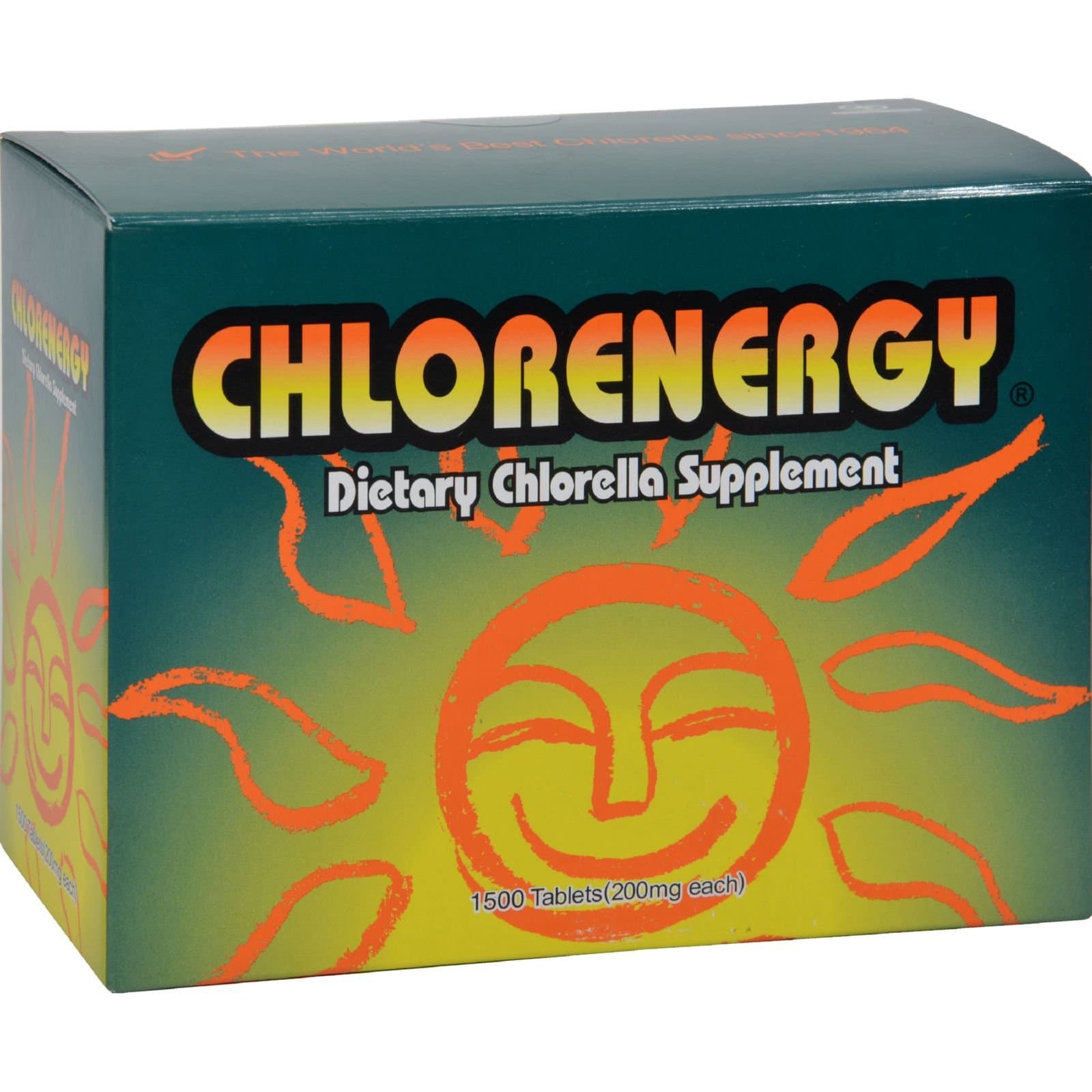 CHLORENERGY DIETARY CHLORELLA 200 MG, 1500 TAB