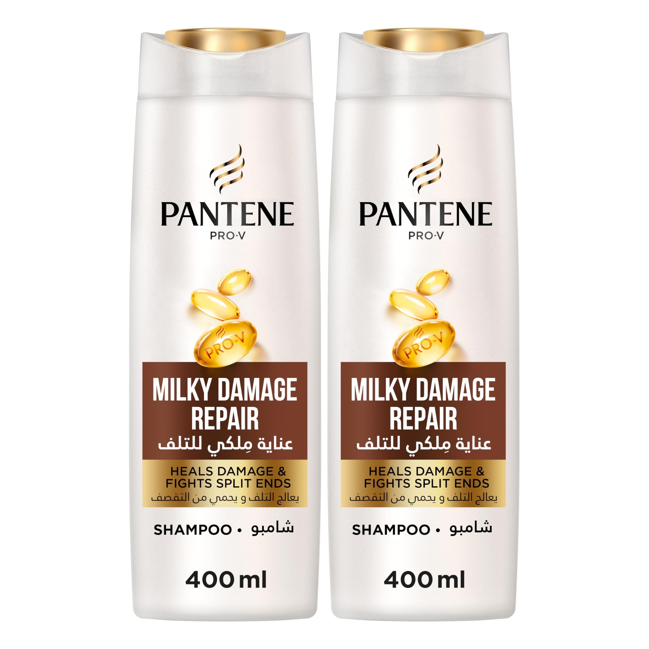 Pro-V Milky Damage Repair Shampoo 400 ml Dual Pack
