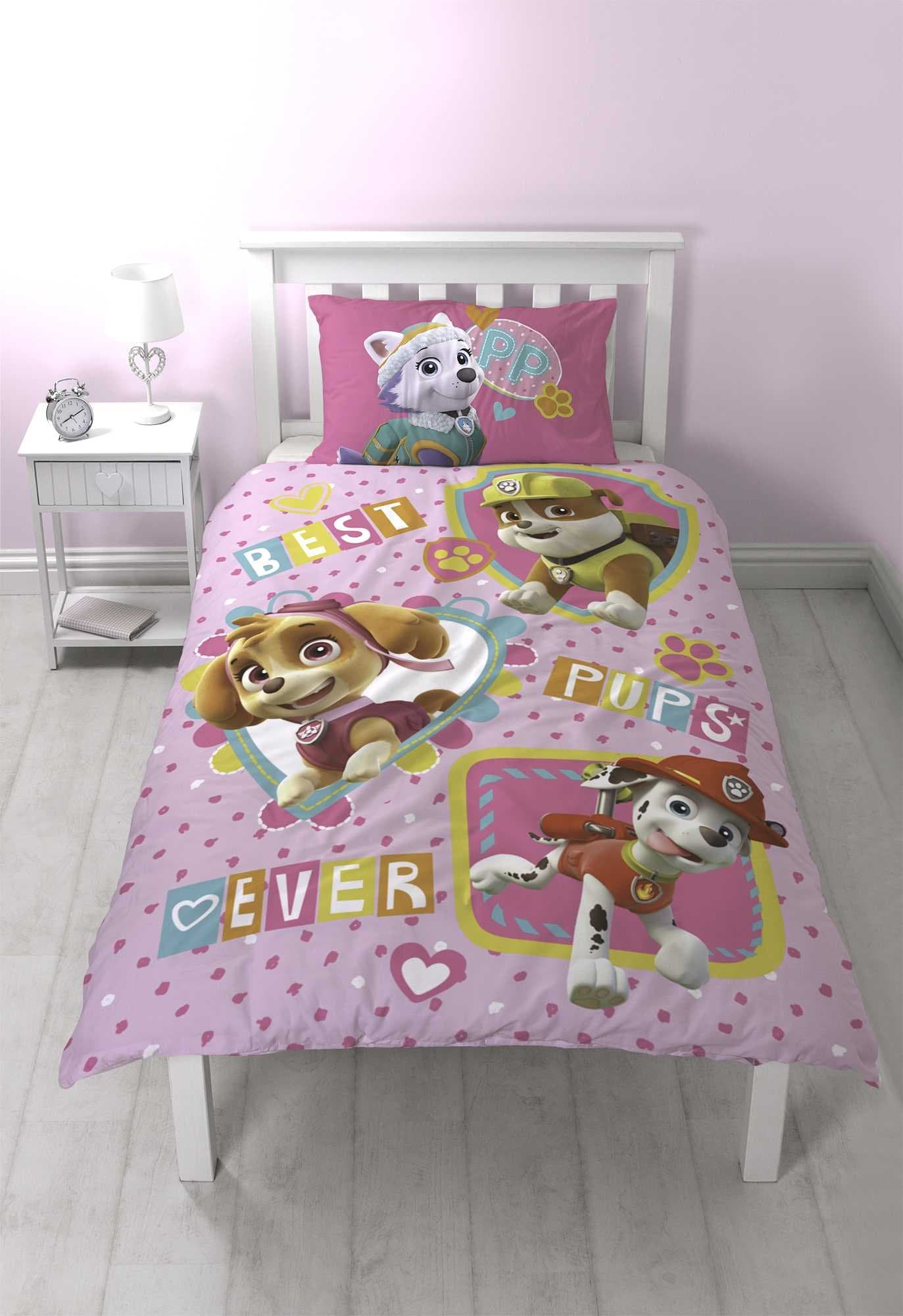 Paw Patrol Forever UK Single Panel Duvet/Doona Cover Set