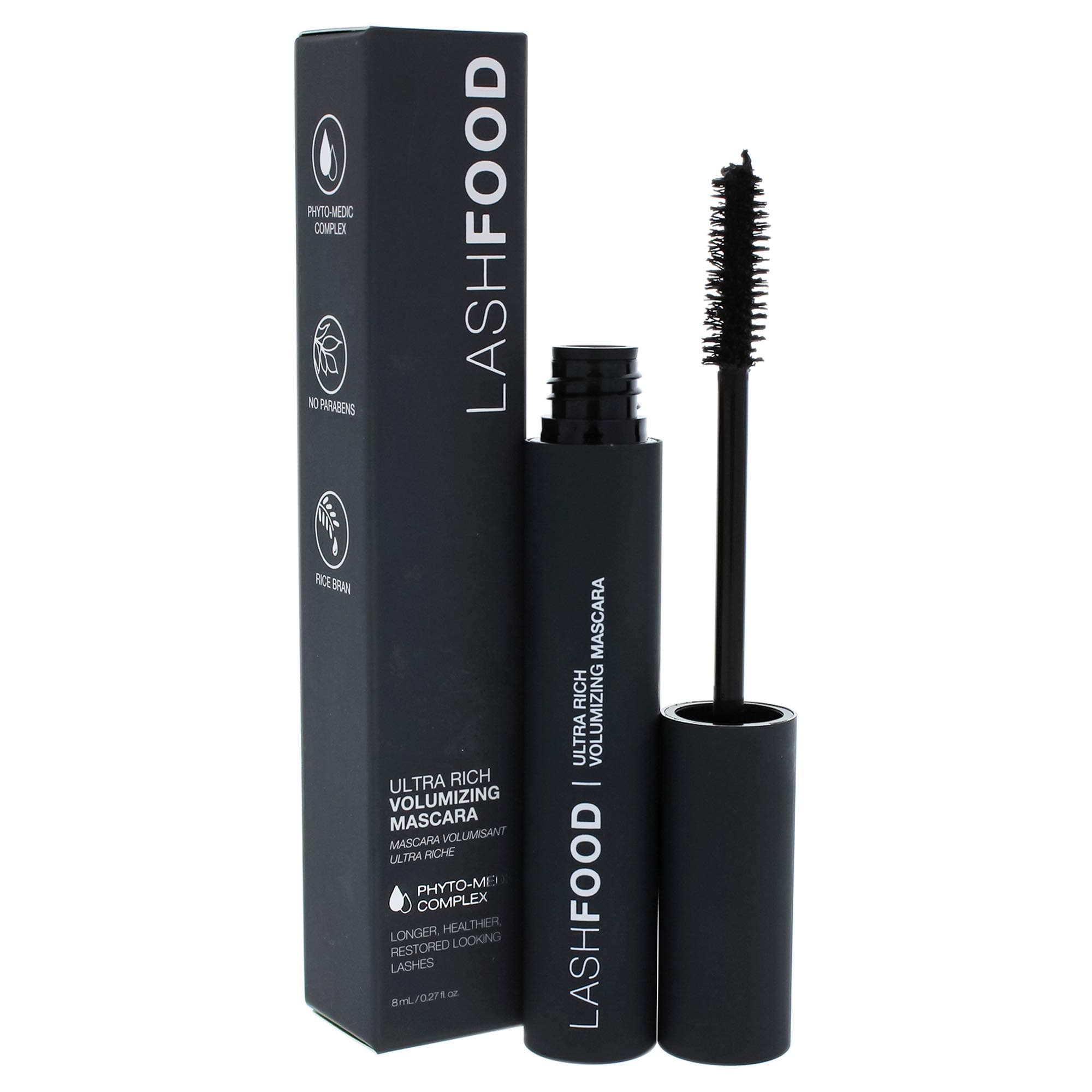 Lashfood Ultra Rich Volumizing Mascara - Black By Lashfood for Women - 0.27 Oz Mascara, 0.27 Ounce