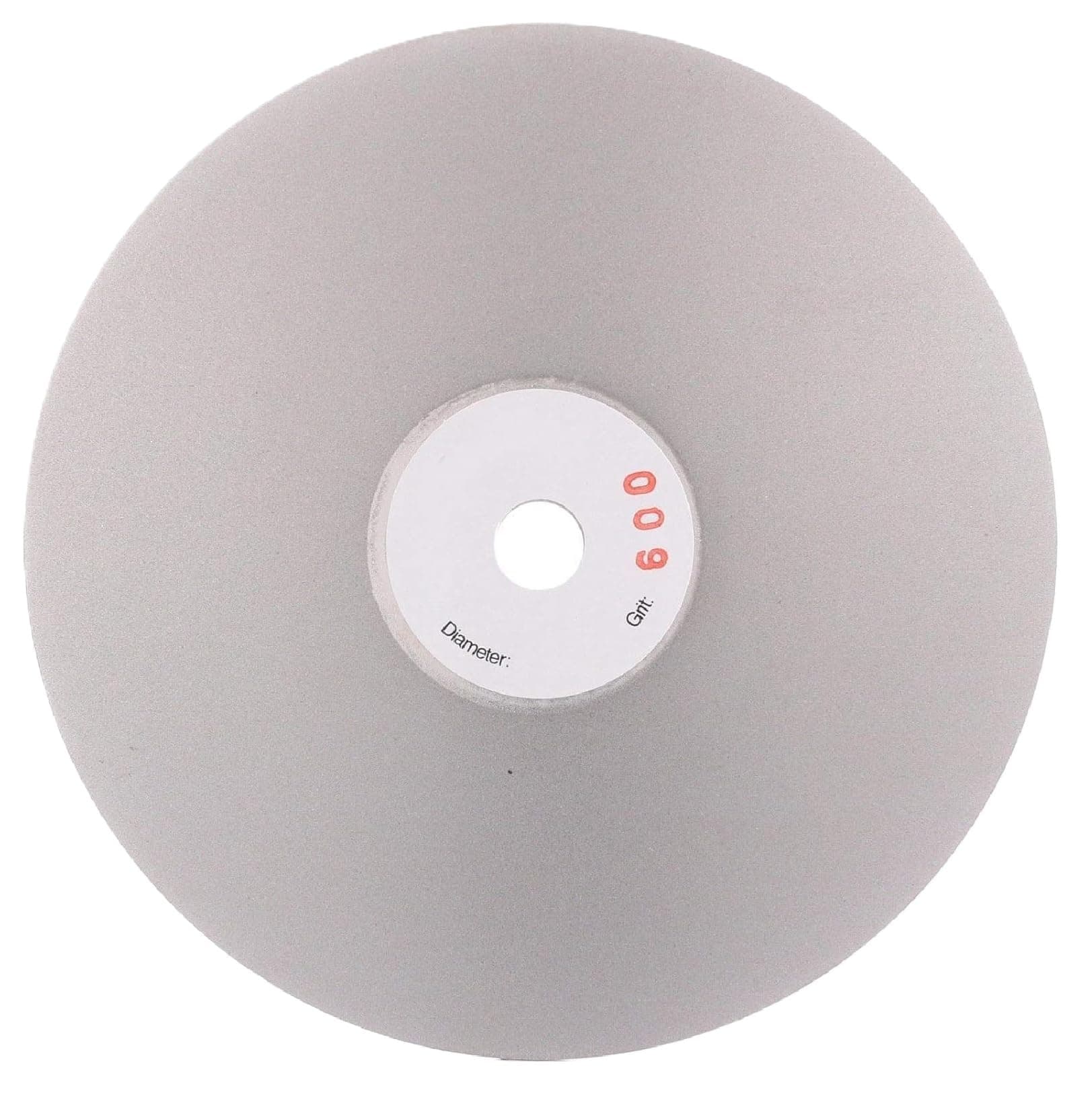 6 inch Grit 600 Diamond Flat Lap Disc 6" x 1/2" Diamond Polishing Disc Wheel Lapping Grinding Disc Tool for Polishing, Cleaning Sanding Stone and Glass