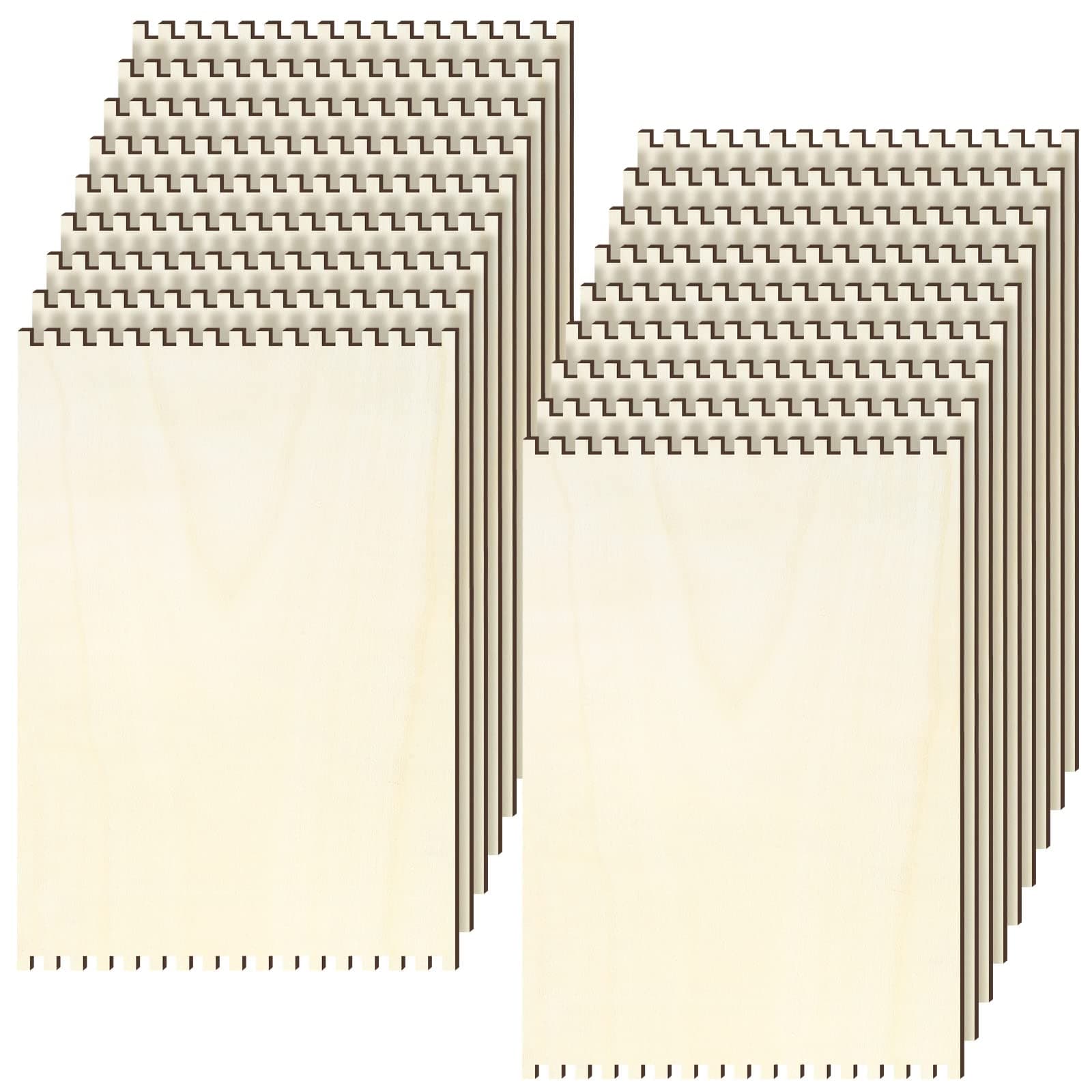 Beginners Wooden Loom Notched Weaving Loom Basket Weaving Loom Tools Accessories for Kids Adult Art Craft Activity Jewelry Motor Skills Crochet Knitting Sewing Teaching Educational, 6 x 9 In (50)