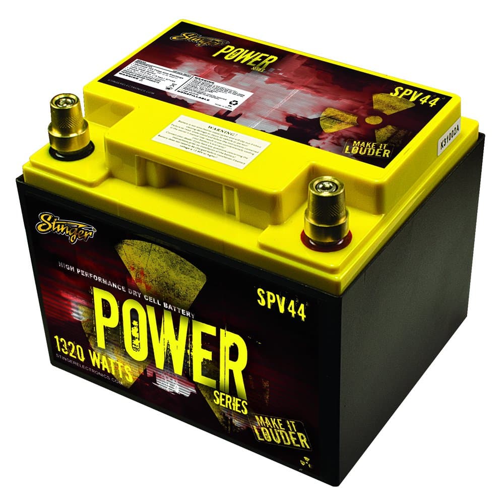 Stinger SPV44 660-Amp Power Series Dry Cell Battery with Protective Steel Case for Systems Up to 1320-Watt
