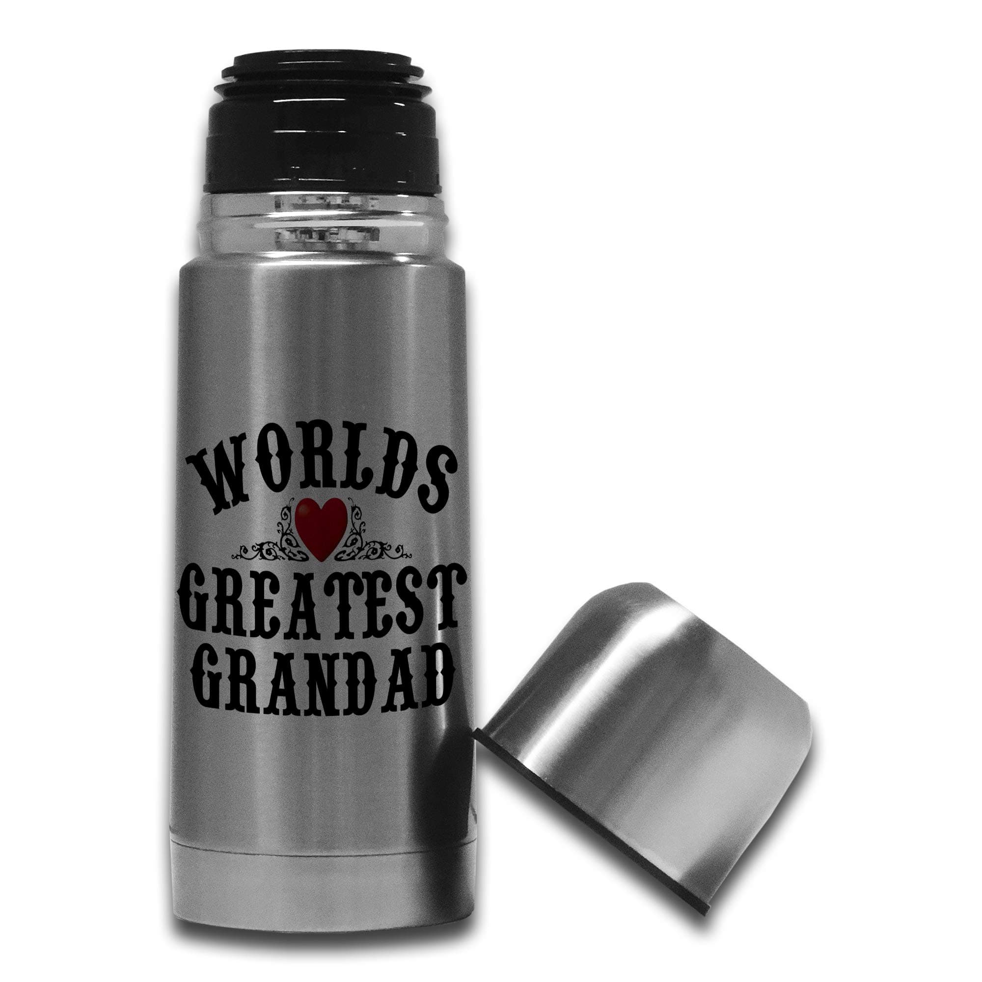 350ml Worlds Greatest Grandad Stainless Steel Thermos Vacuum Flask Bottle