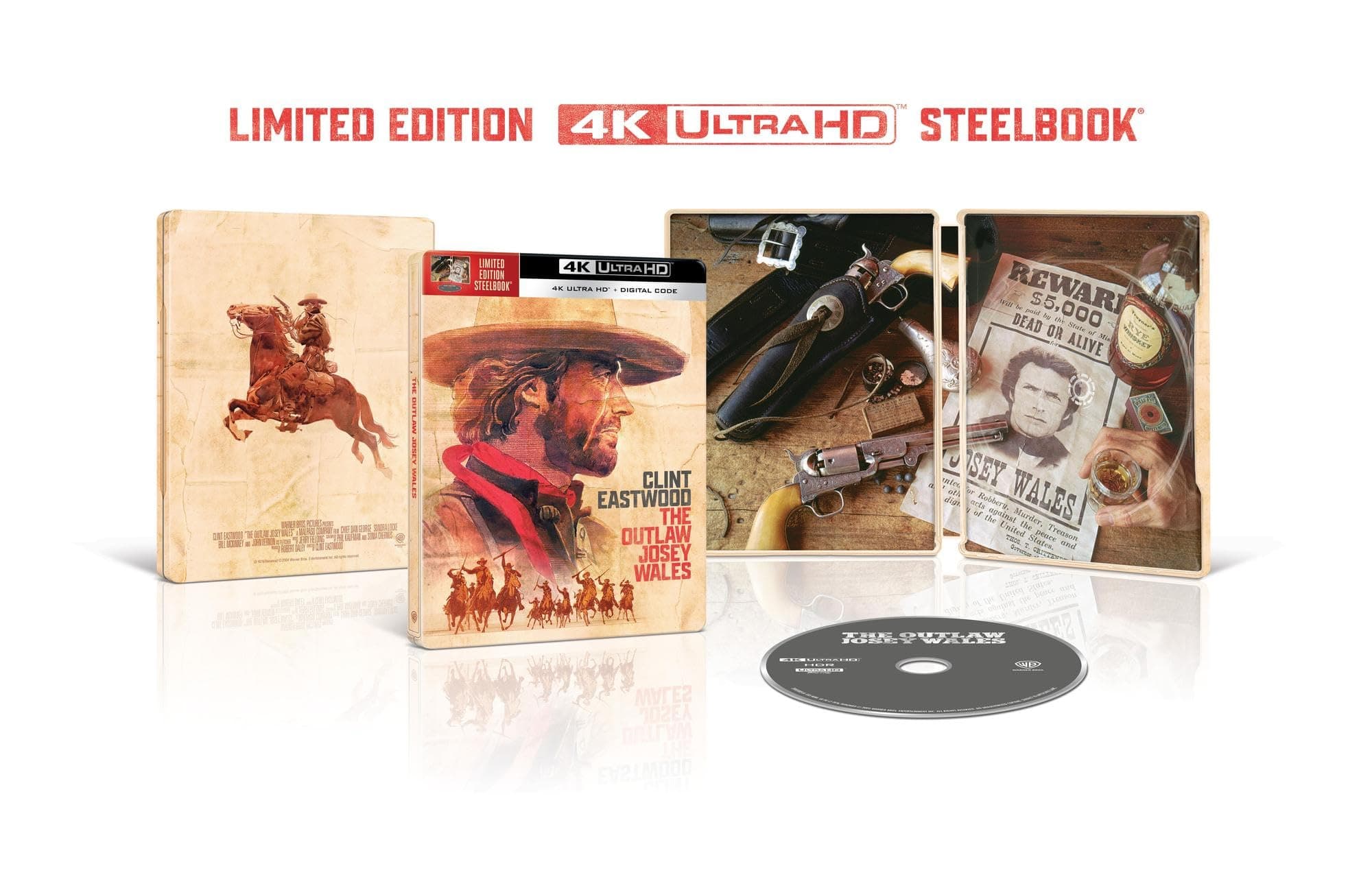 Outlaw Josey Wales, The (4K Ultra HD + Digital/ Steelbook)