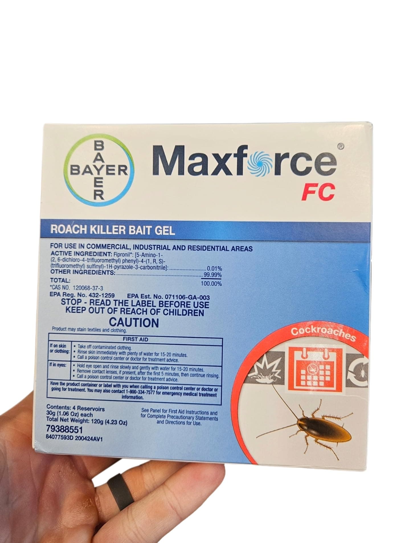 Maxforce FC Roach Control Bait 30 gram Tubes BA1088