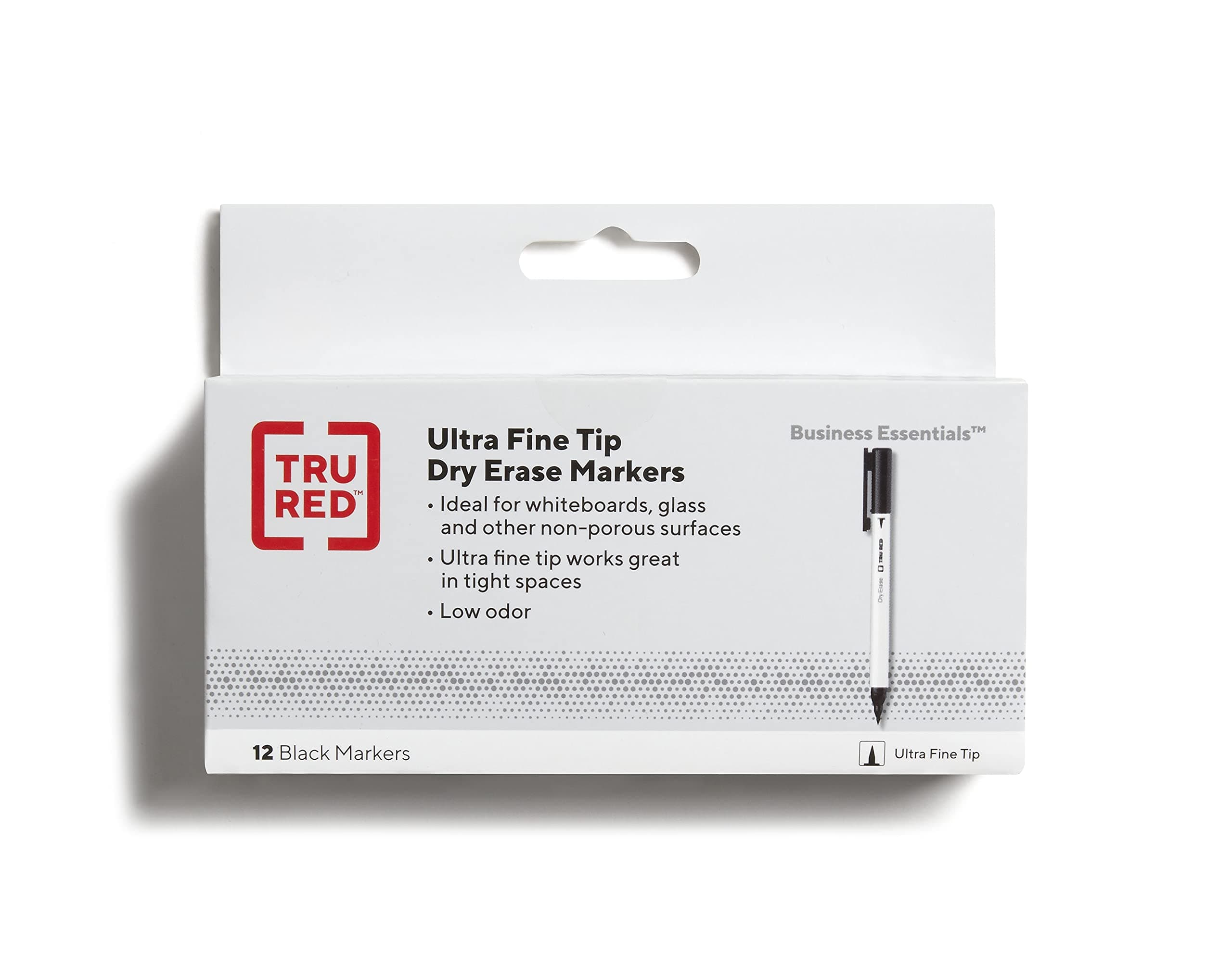 Staples TR57423 Pen Dry Erase Marker, Ultra Fine Tip, Black
