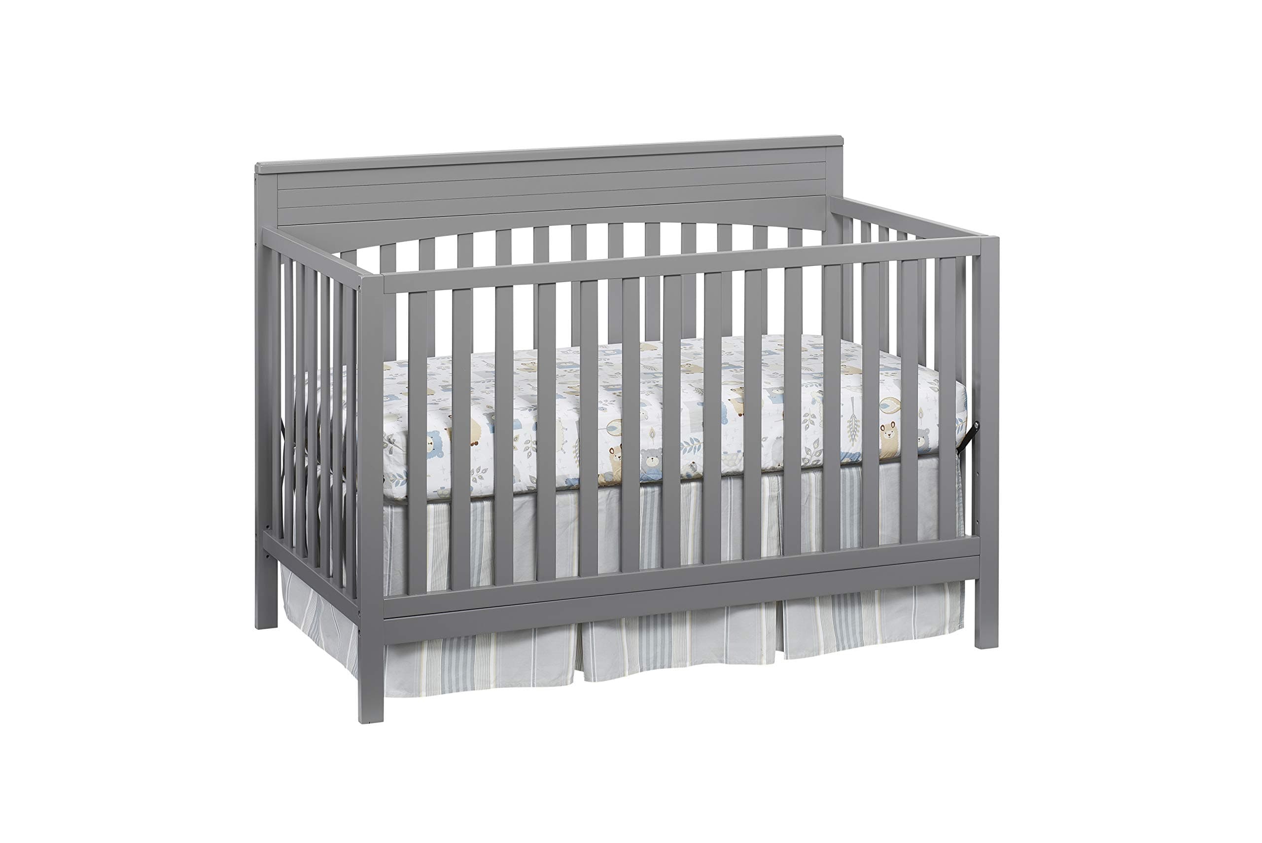 Oxford Baby Harper 4-in-1 Convertible Crib, Dove Gray, GreenGuard Gold Certified