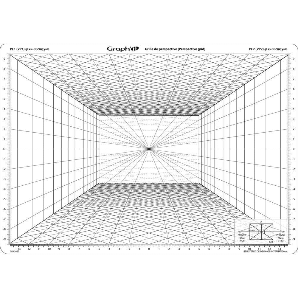 Graph'it Perspective Grid - Model C"Front Perspective"