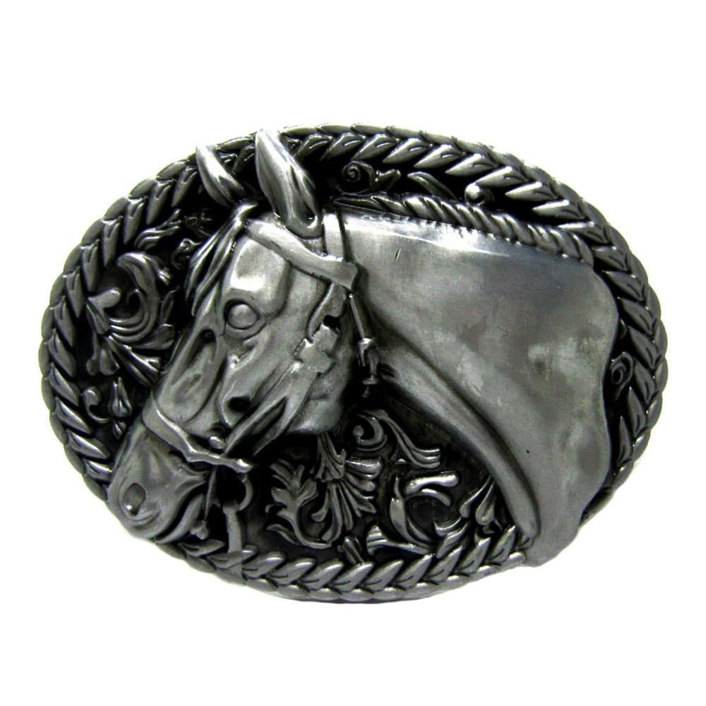 PANCY Horse Head Cowgirl Rodeo Western Cowboy Novelty Belt Buckles for Men