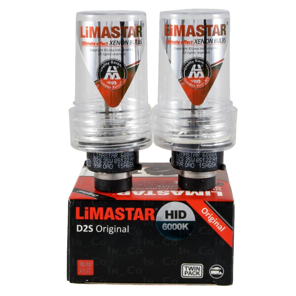 2 x Genuine Lima D2S 6000 K Laser White Ultra Xenon Burner Original Lima HID 6000 K Super White