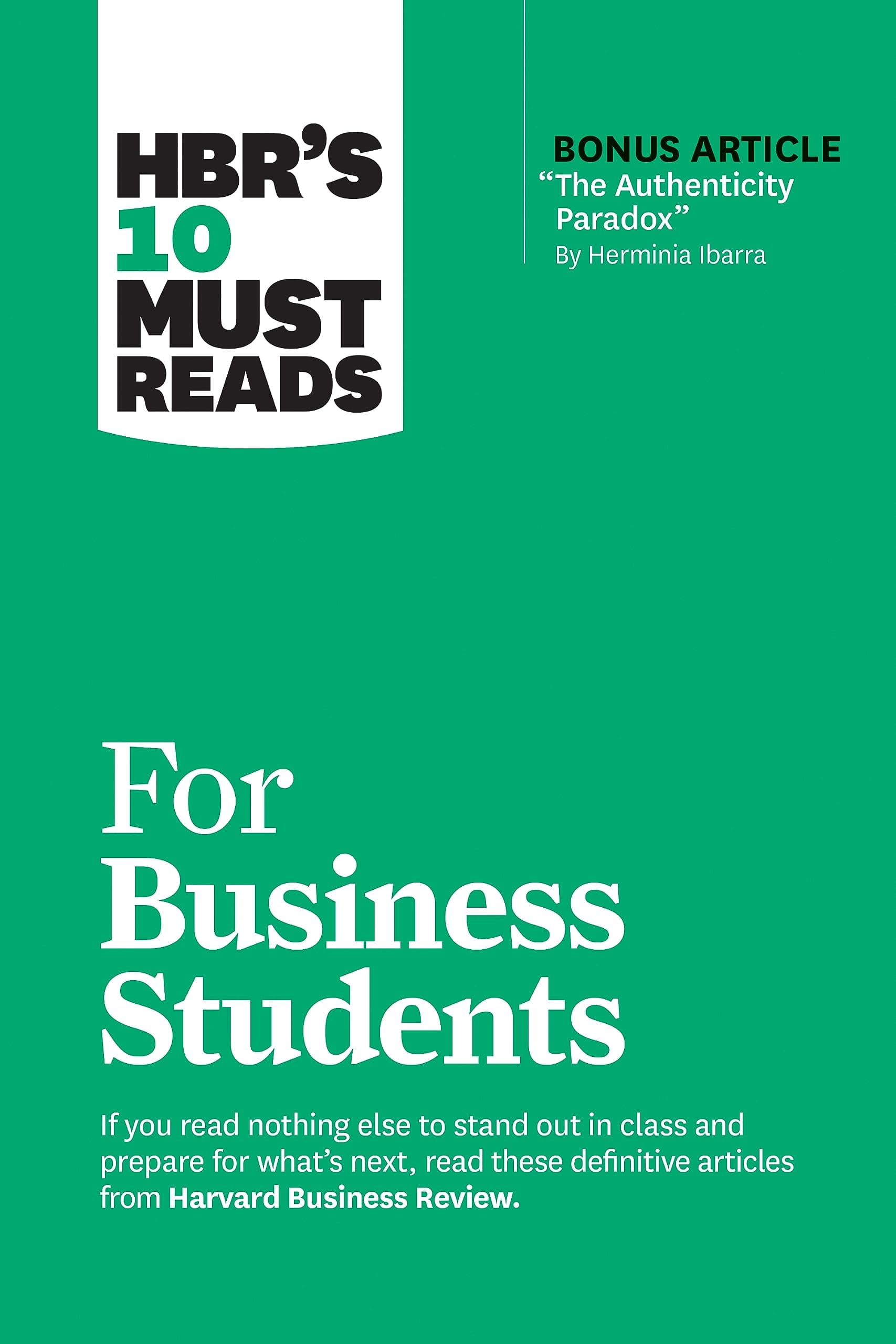 HBR's 10 Must Reads for Business Students Paperback – 12 December 2023