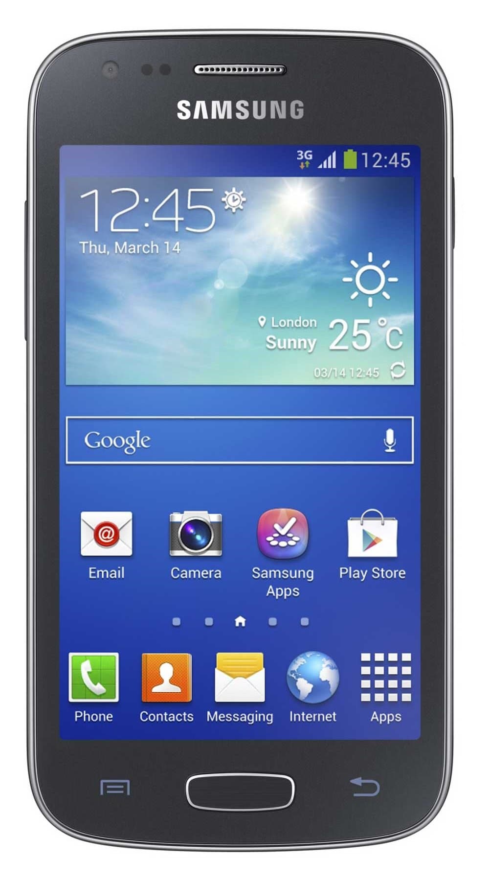 Samsung Galaxy ACE 3 S7270L, 4GB, GSM Unlocked, 3G 850/1900 (Black)