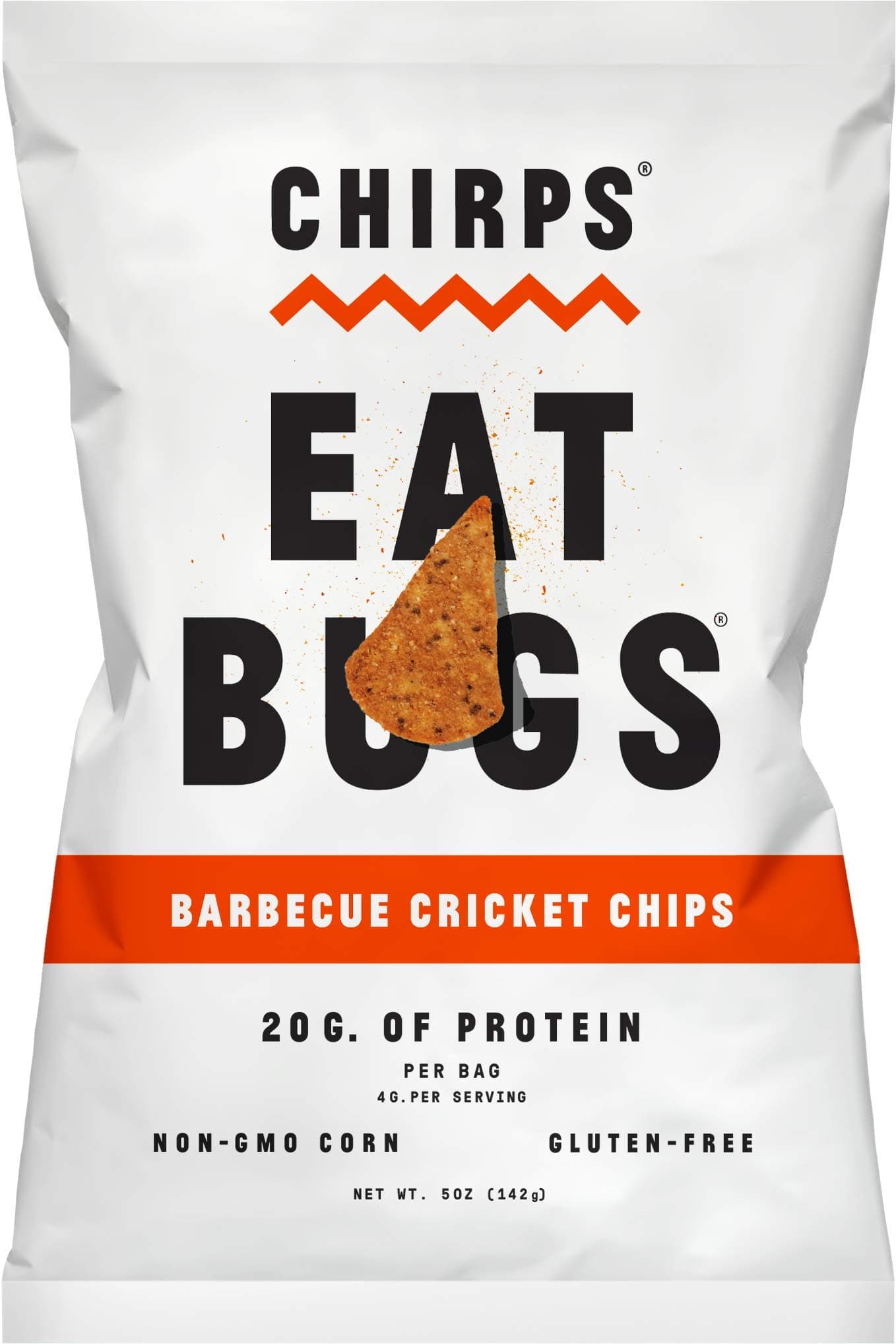Chirps Cricket Flour Chips - 5oz. (Pack of 3) (BBQ)