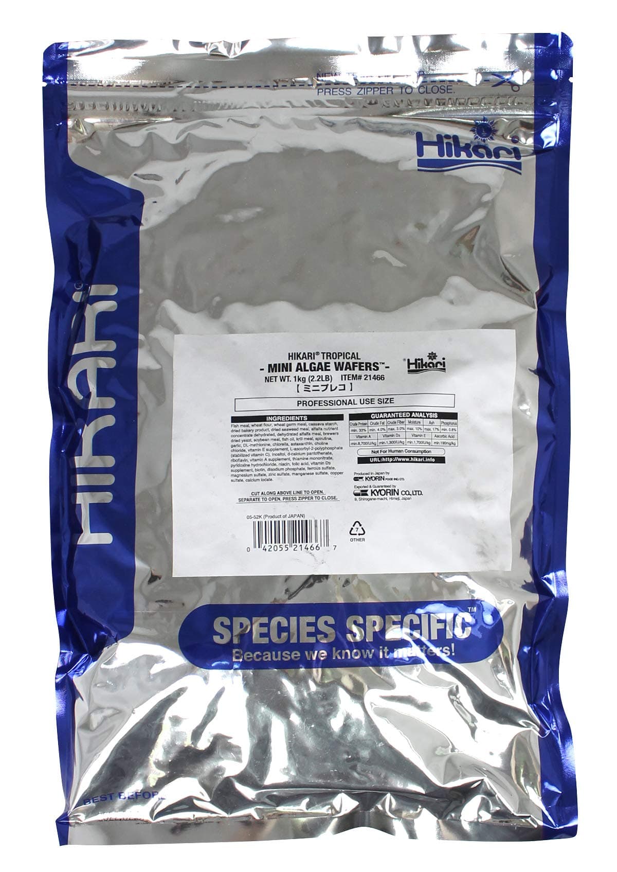 Hikari Usa Inc AHK21466 Mini Algae Wafers 2.2lb by Hikari Usa Inc.