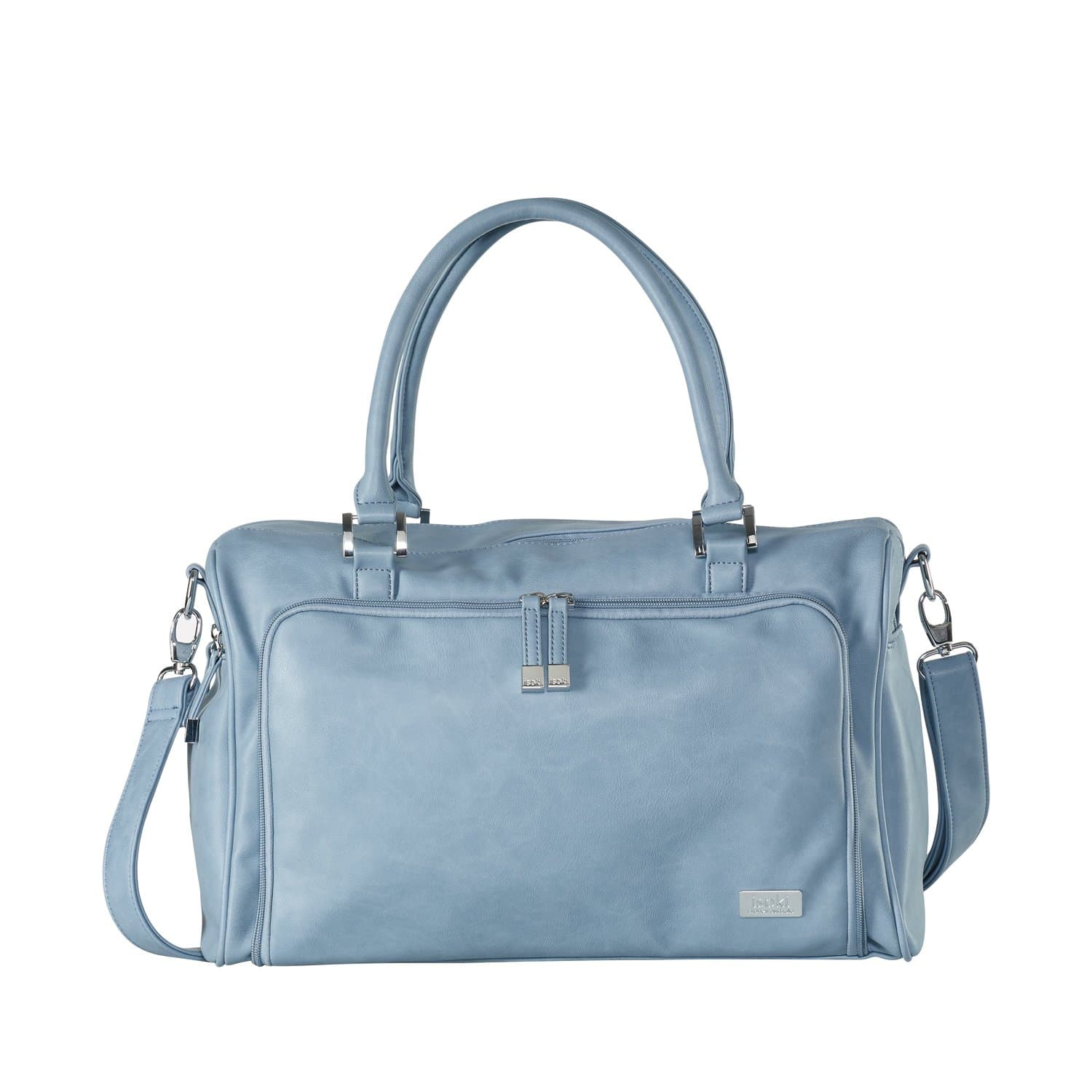 Isoki Double Zip Satchel Changing Bag - Eden Blue