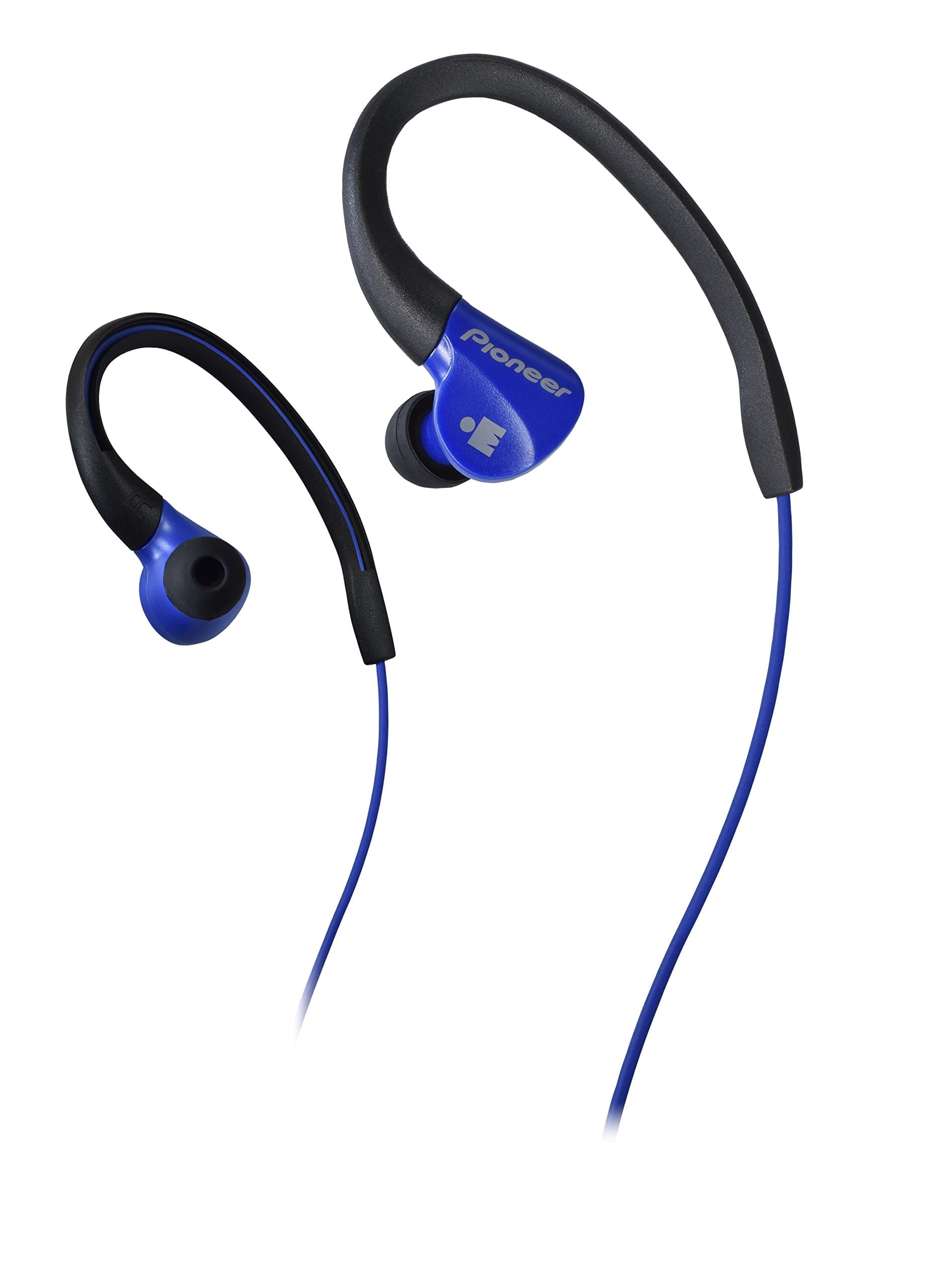 Pioneer IRONMAN Sweat-Resistant Sports Earphones, Blue Black (SE-E3M-L)