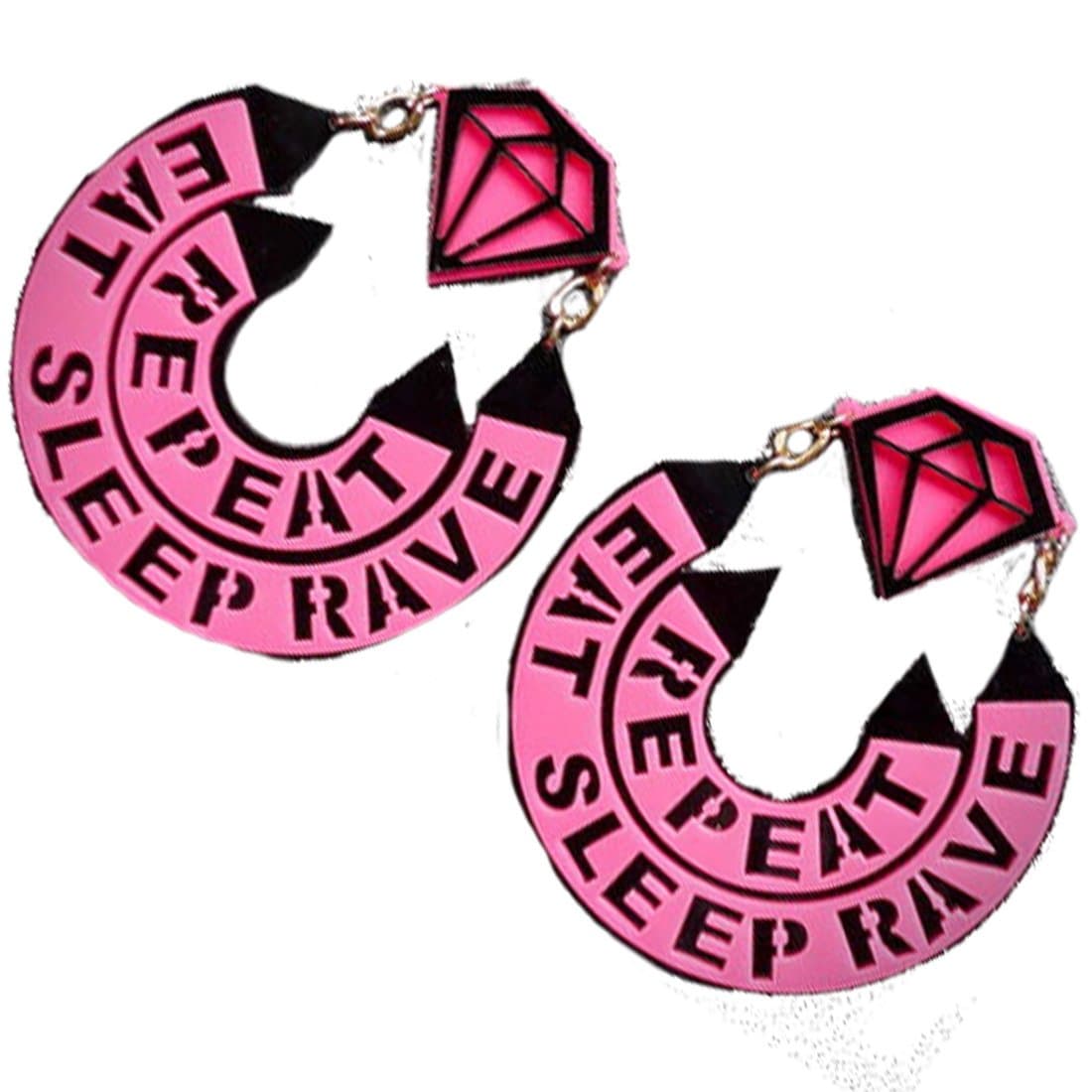 Diamond Laser Cut Acrylic Earrings Collection