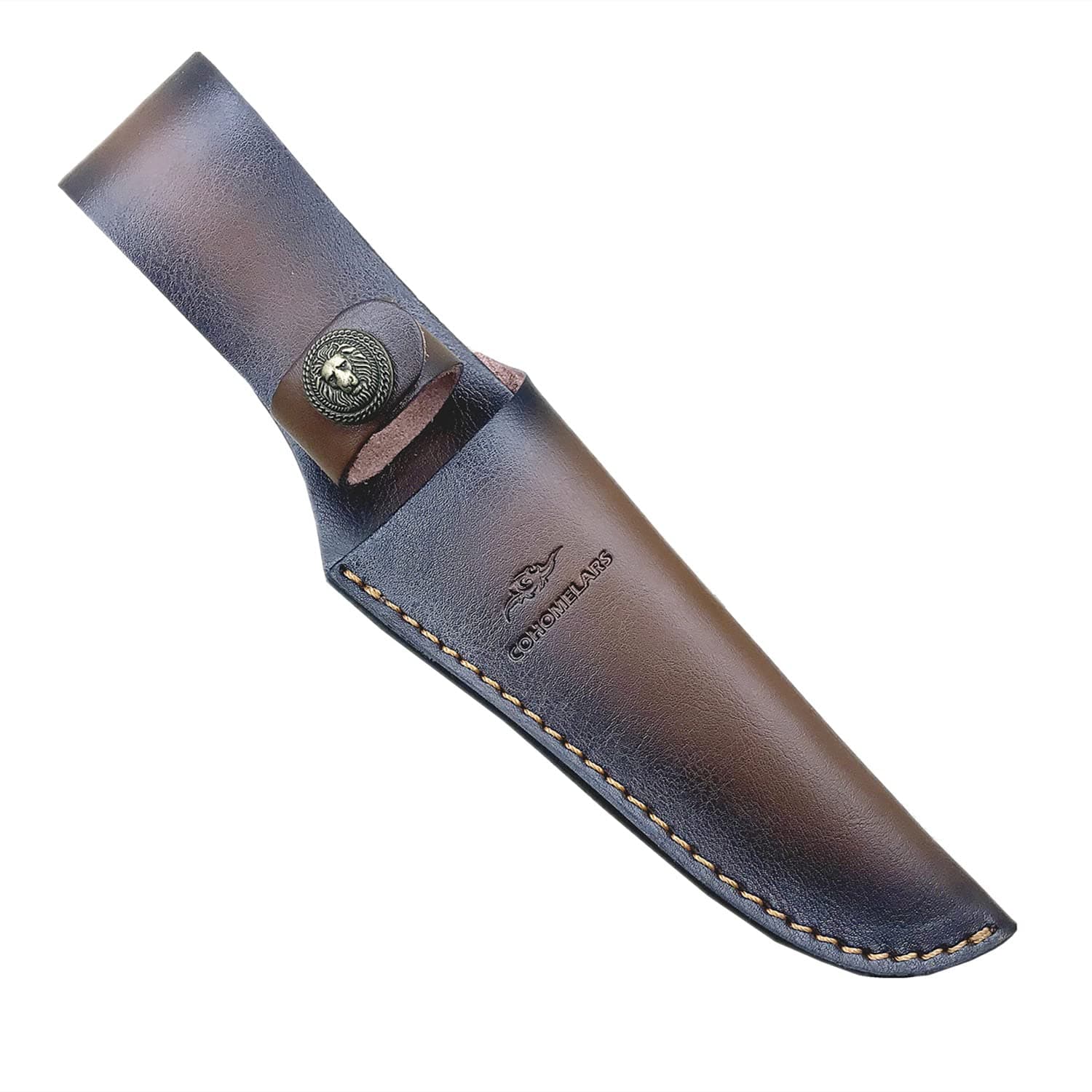 Straight Knife Sheath Fits up to 6.5'' Blade,Hunting Knife Sheath Fixed Blade Sheath Leather Sheaths Knife Holster Leather Sheath Brown