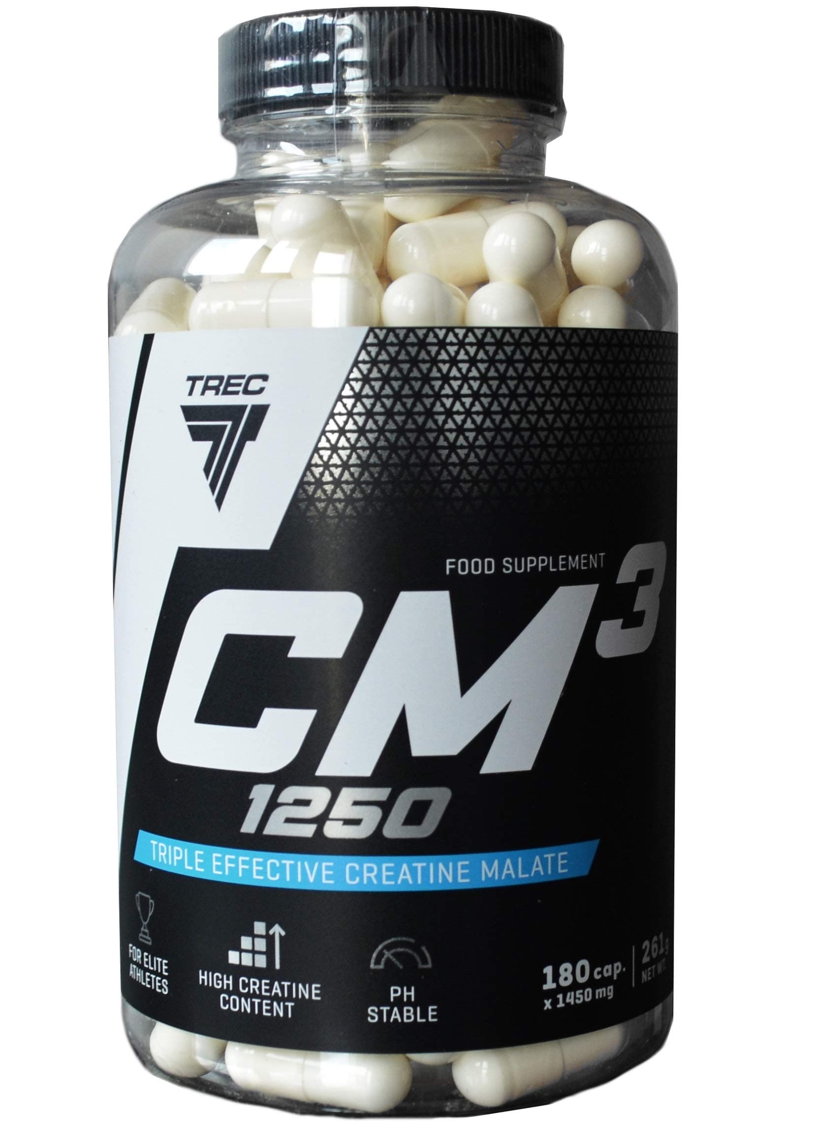 BEST WEIGHT GAIN TABLETS -- CM3 1250 x 180 capsules -- Best Tri Creatine Malate