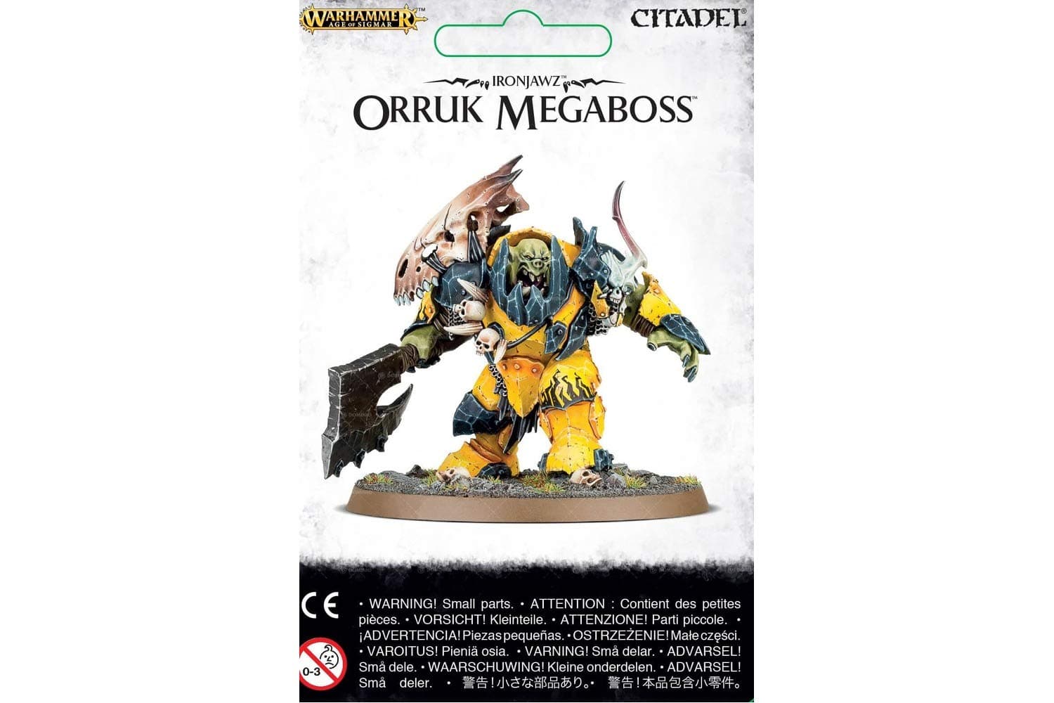 GAMES WORKSHOP 99070209003 Ironjawz Orruk Megaboss Tabletop and Miniature Gaming