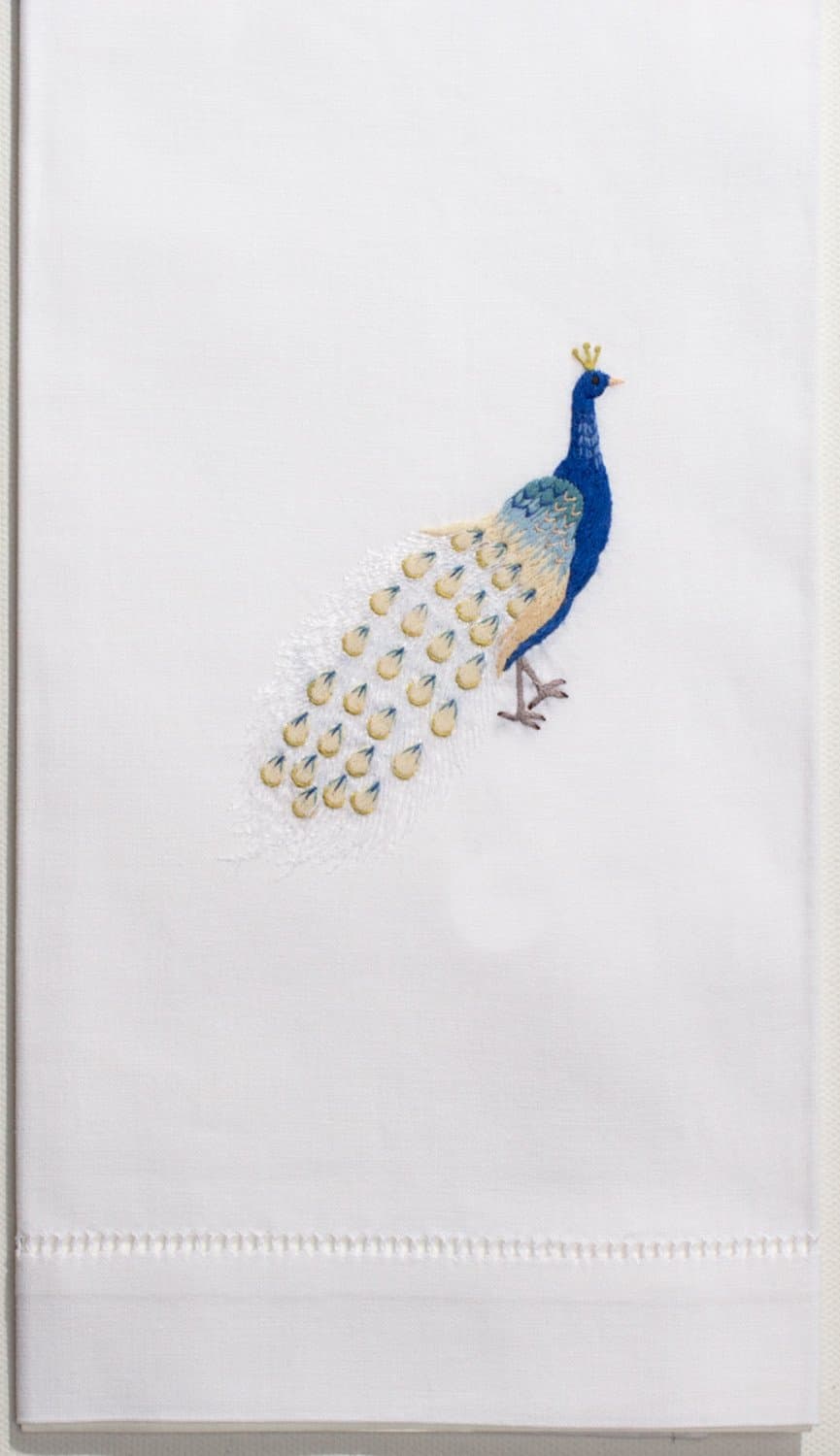 Peacock Blue Hand Towel