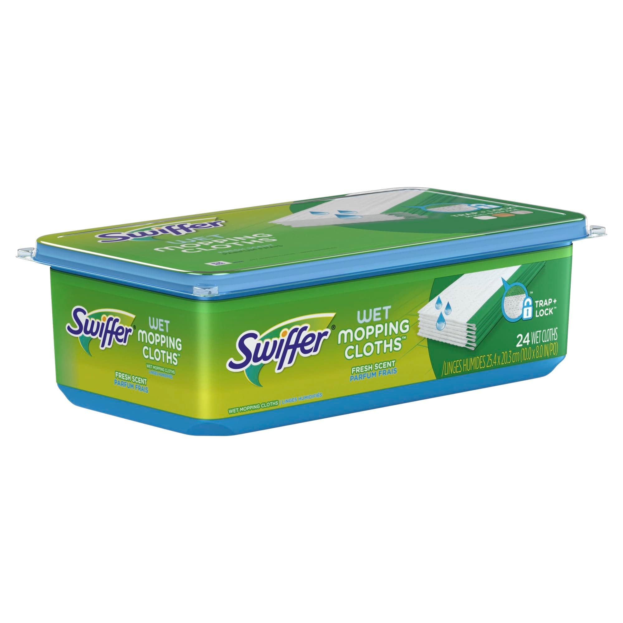 Swiffer® Disposable Wet Cloths, Pack of 24 Cloths