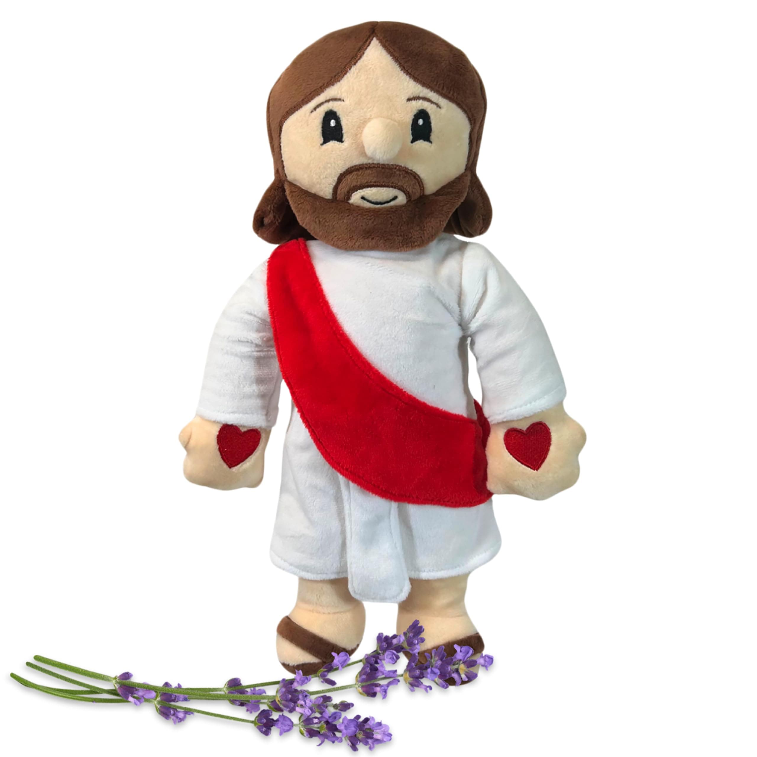 - Jesus - Microwavable & Weighted Plush Stuffed Animal - Heated Plushie for Warmth - Cute, Soft, Cozy Toy for Adults & Children (Boys, Girls, & Toddlers) by Warm Pals