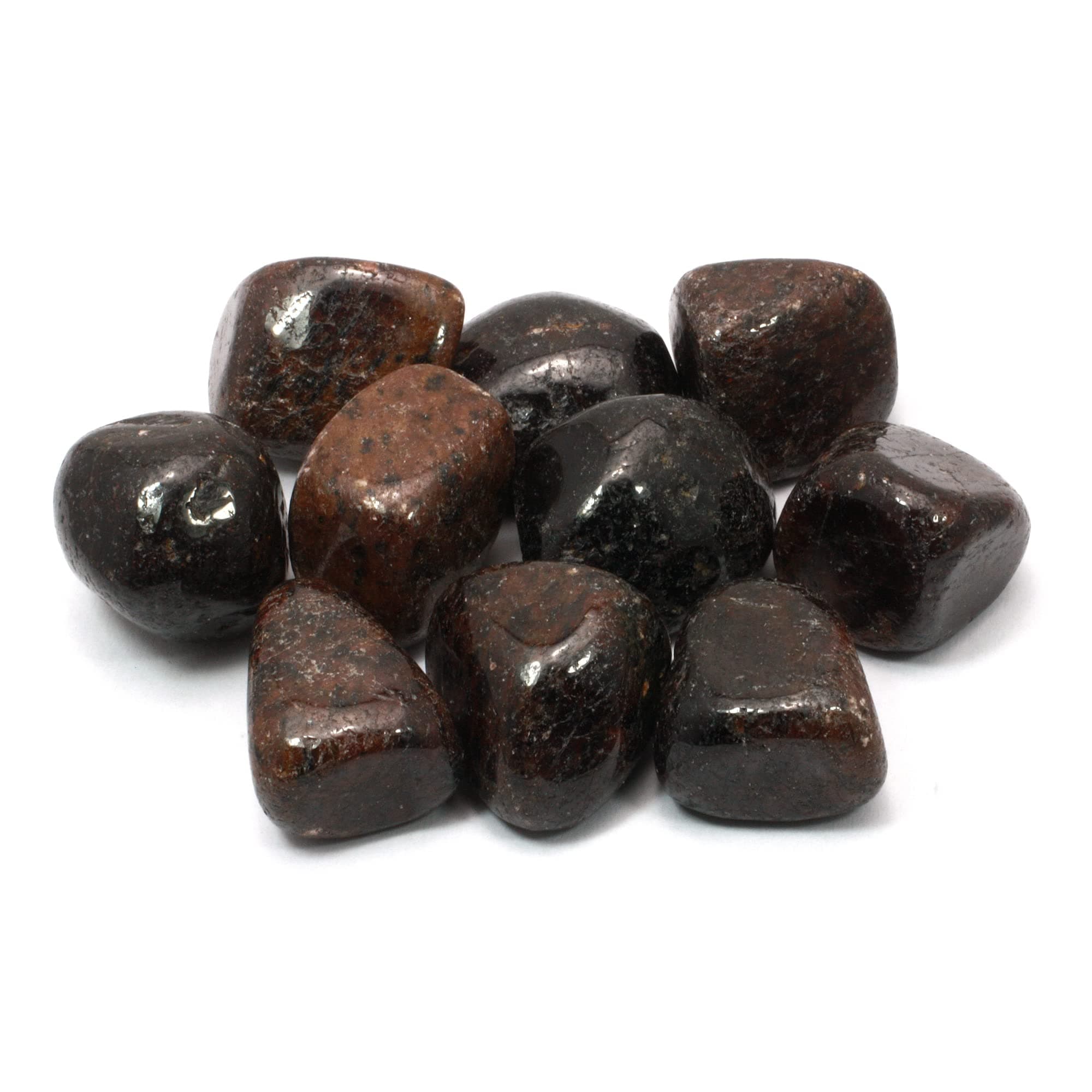 CrystalAge Red Garnet Tumble Stone (20-25mm) - Single Stone