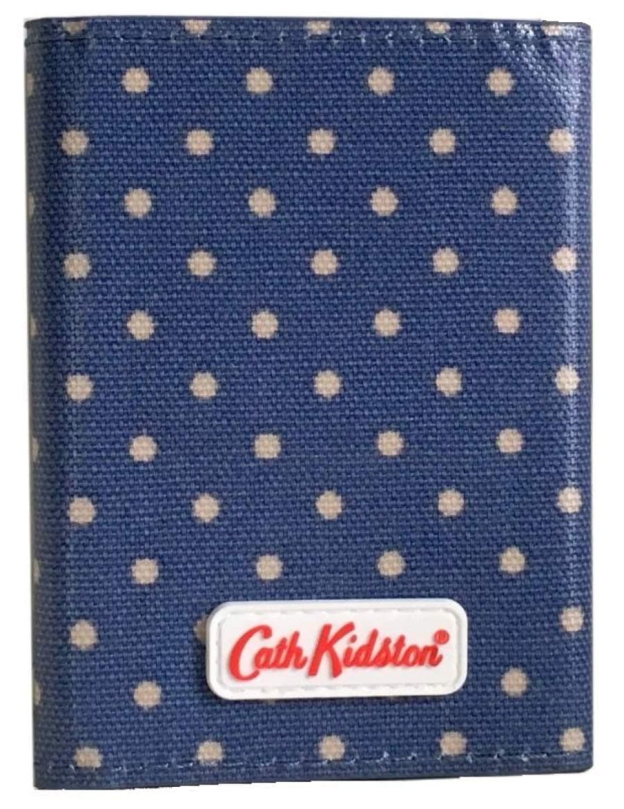 Cath Kidston Trifold Ticket Holder Mini Dot Wallet Card Oyster Bus Train Blue/Purple