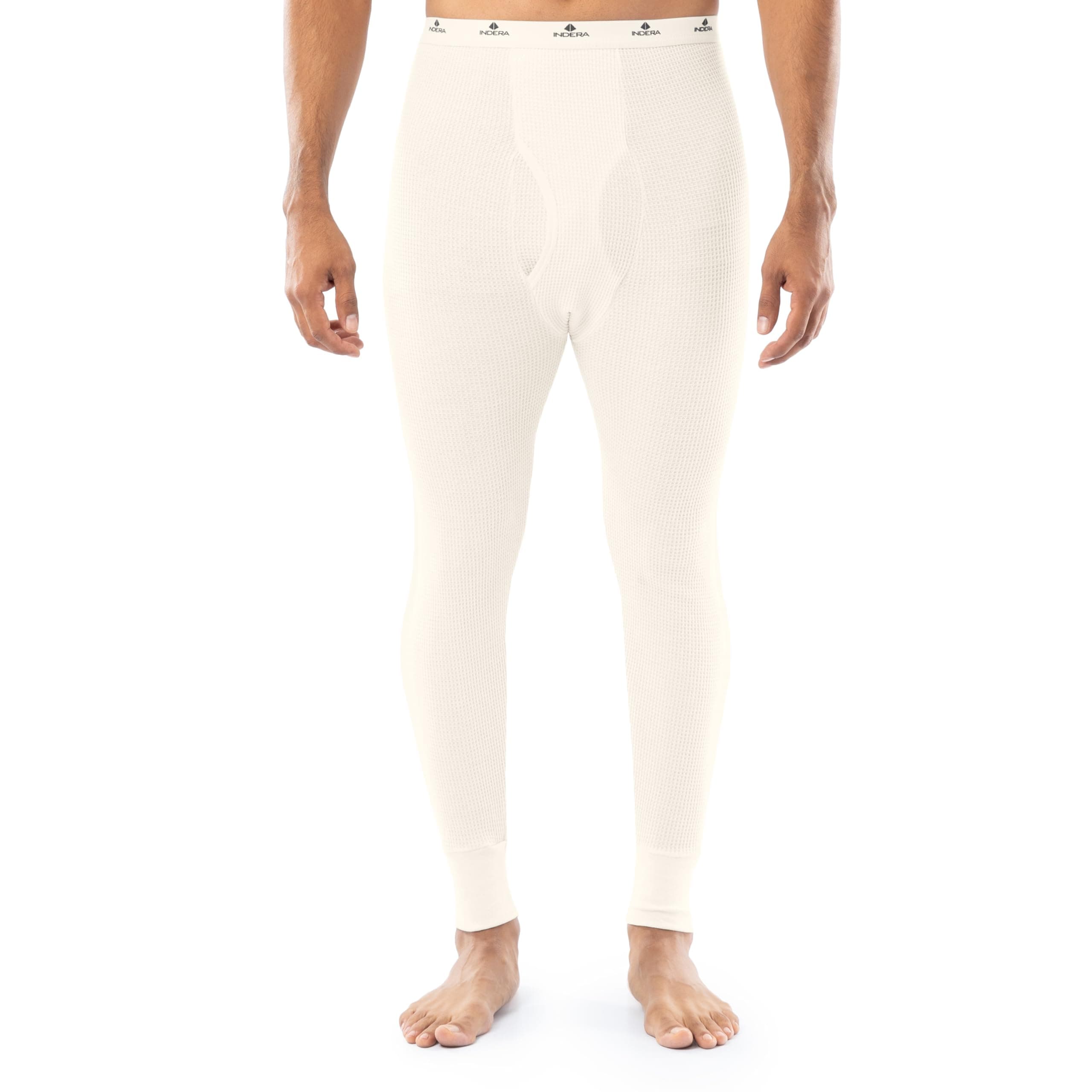 Indera Men's Traditional Waffle Thermal Underwear Bottoms