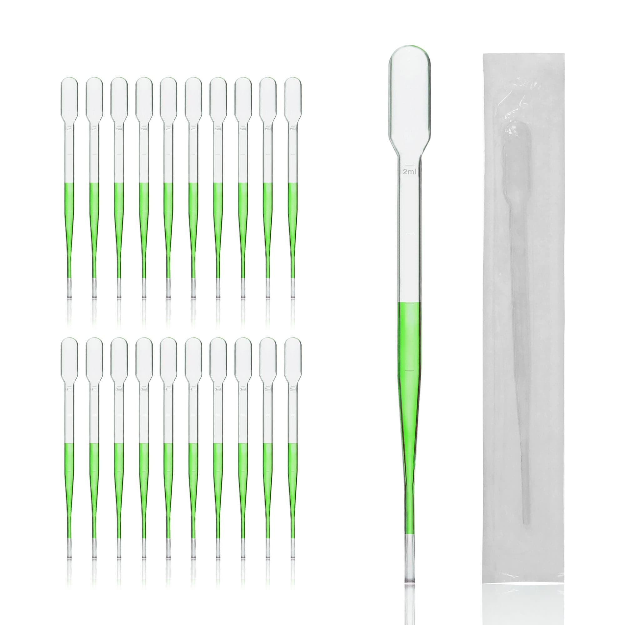 Utile 100pcs of Sterile Transfer Pipettes, Essential Oil Pipettes, Cap.5ml with 155mm Length, Low-Density Polyethylene Material, Individual Peel-Pack, 4320.0413.100
