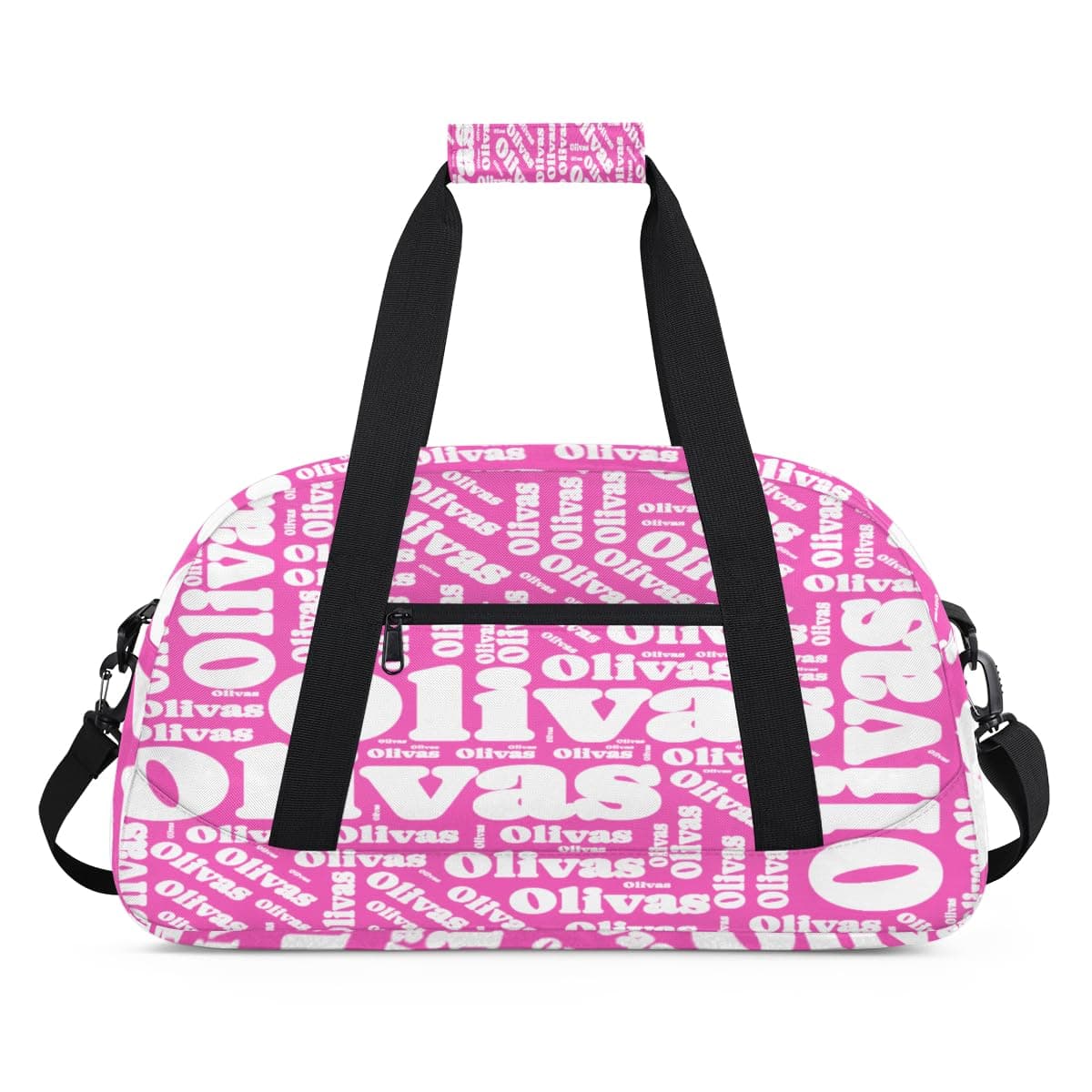 Personalized Dance Bag Gymnastics Bag for Girl, Custom Sport Duffel Bag for Boy, Kids Gym Bag Weekender Bags for Travel Sport White