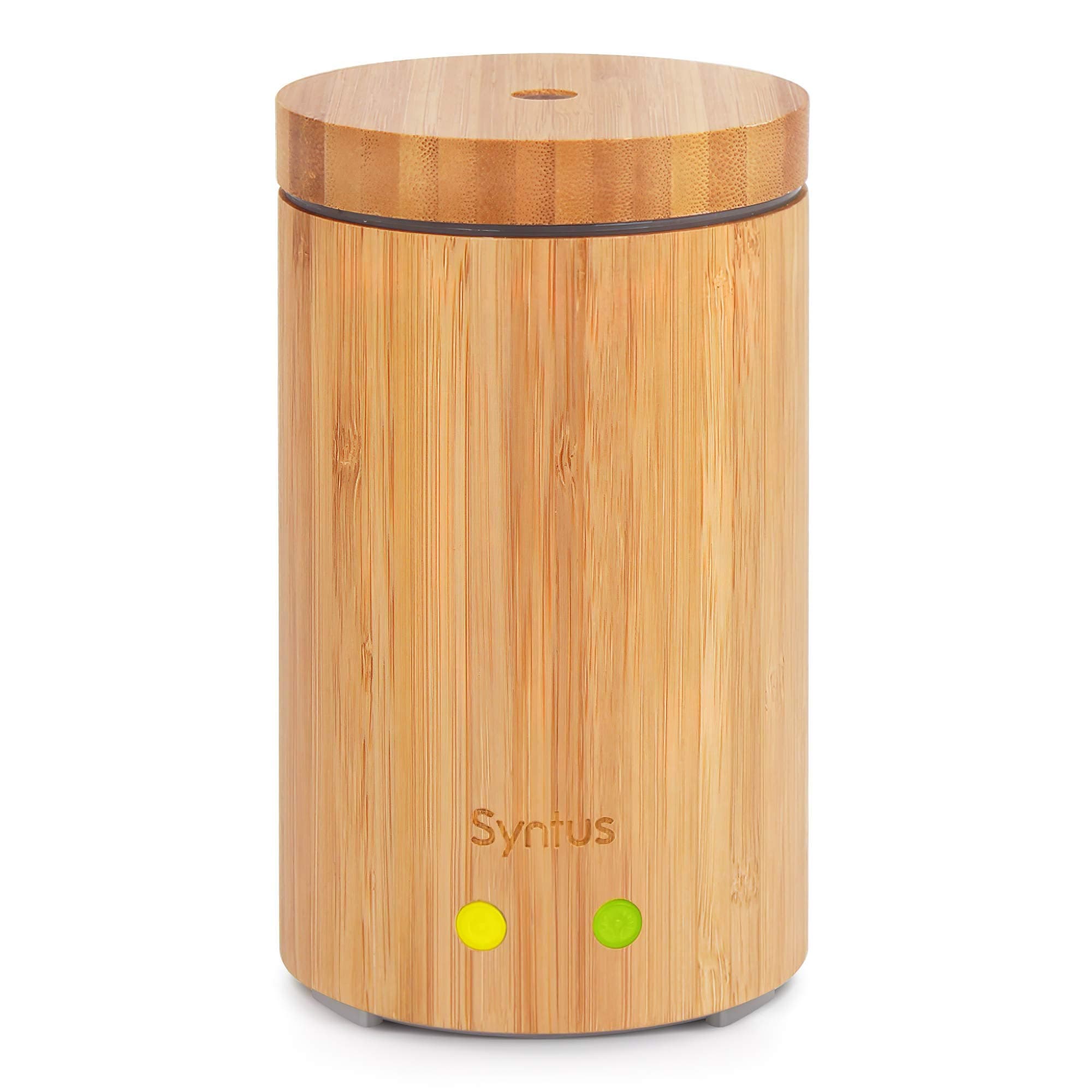 Syntus Essential Oil Diffuser, Real Bamboo Diffuser 160ml Ultrasonic Aromatherapy Diffusers with Waterless Auto Shut-Off for Home Office