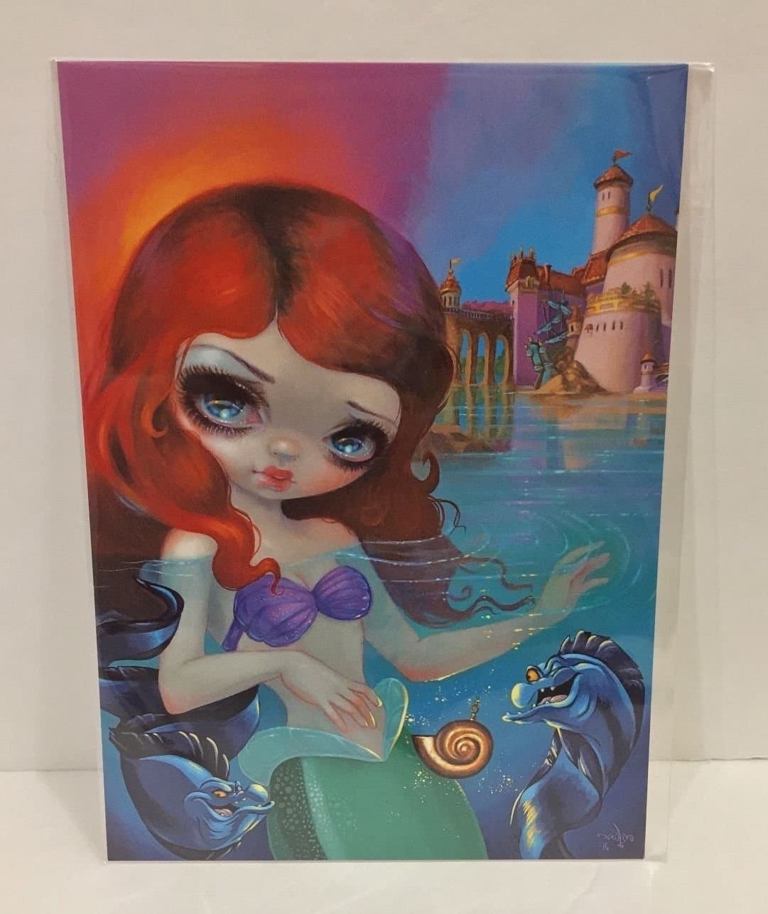 Disney WonderGround Little Mermaid Ariel Postcard by Jasmine Becket-Griffith