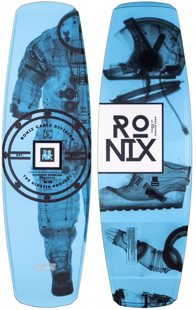 Ronix 2016 Kinetik Project ATR "S" Edition (White/Blue Glow Astronaut) Wakeboard-Standard