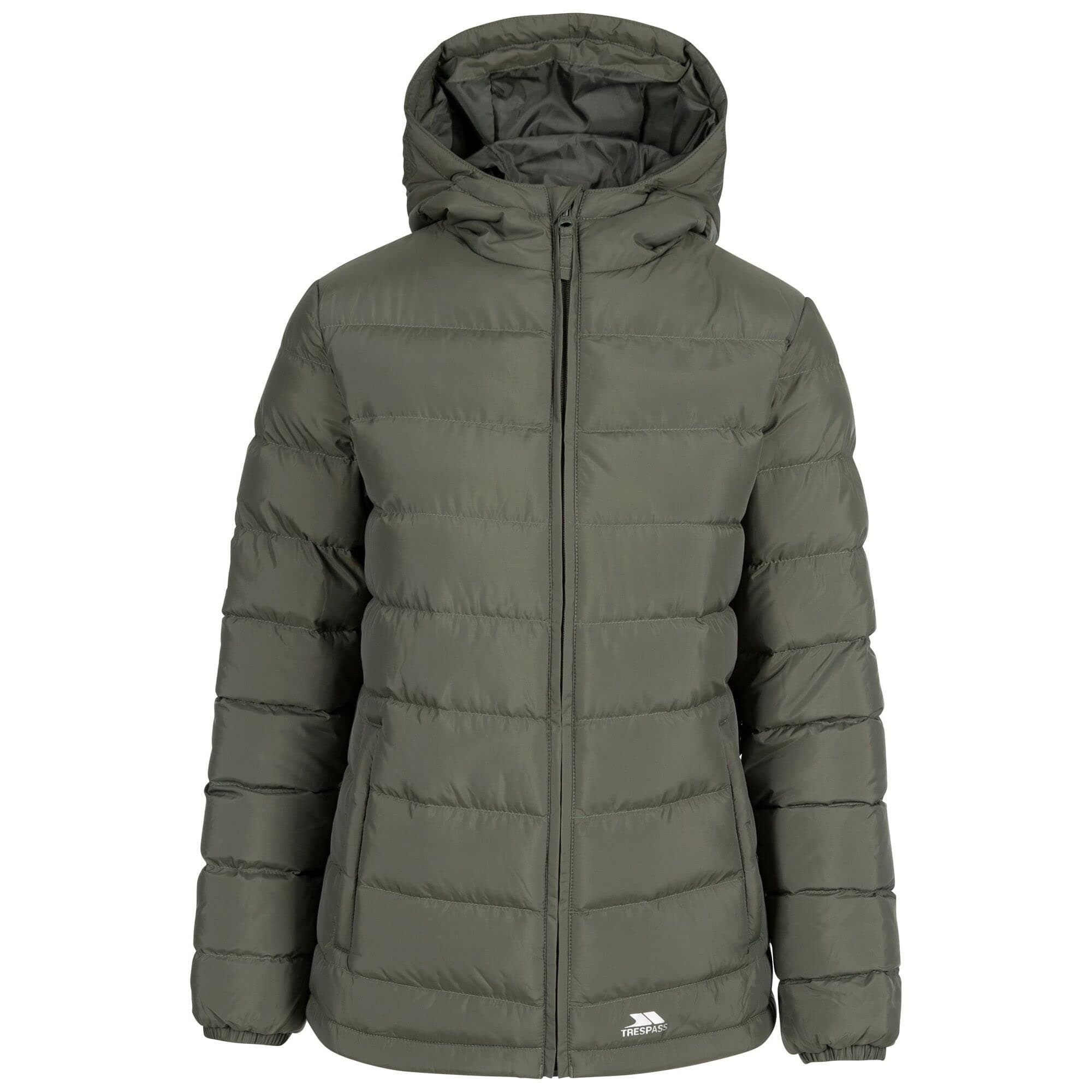 TrespassWomens Padded Jacket Casual with 2 Zip Pockets Elegant