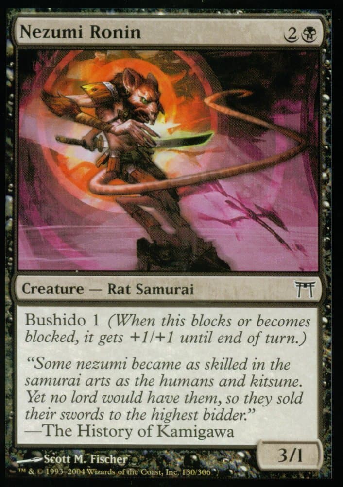 Magic: the Gathering - Nezumi Ronin - Champions of Kamigawa - Foil