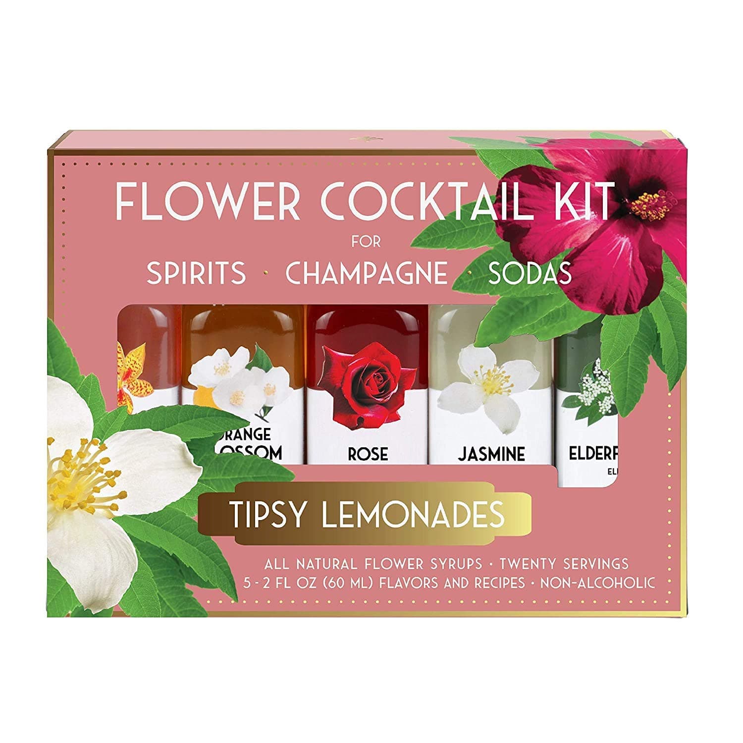 Natural Floral Elixir Co. Cocktail Kit for Tipsy Lemonades