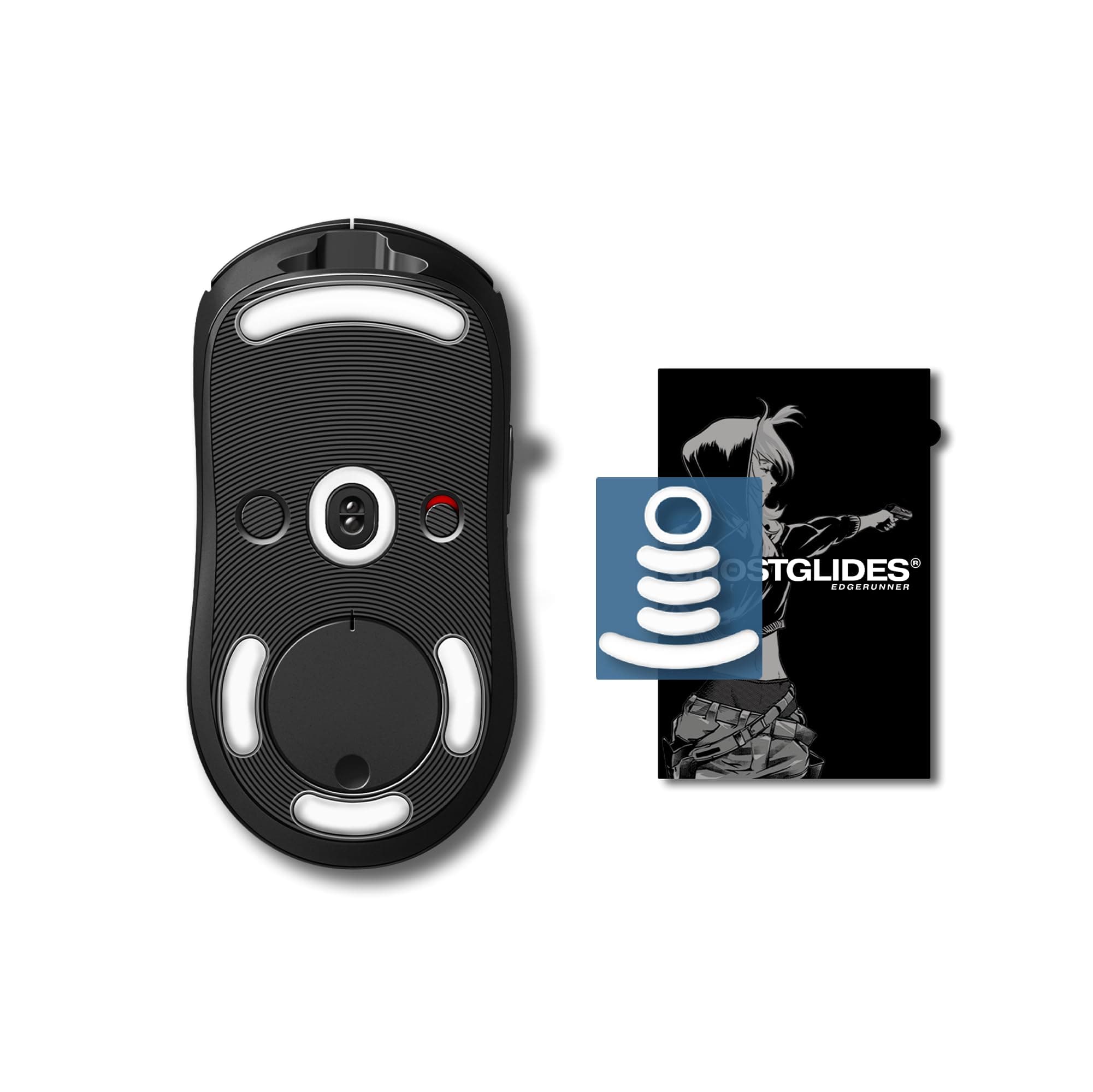 EDGERUNNER Micro Curved Performance/Replacement Mouse Skates Feet for Logitech G PRO Wireless PTFE Mouse Upgrade Esports