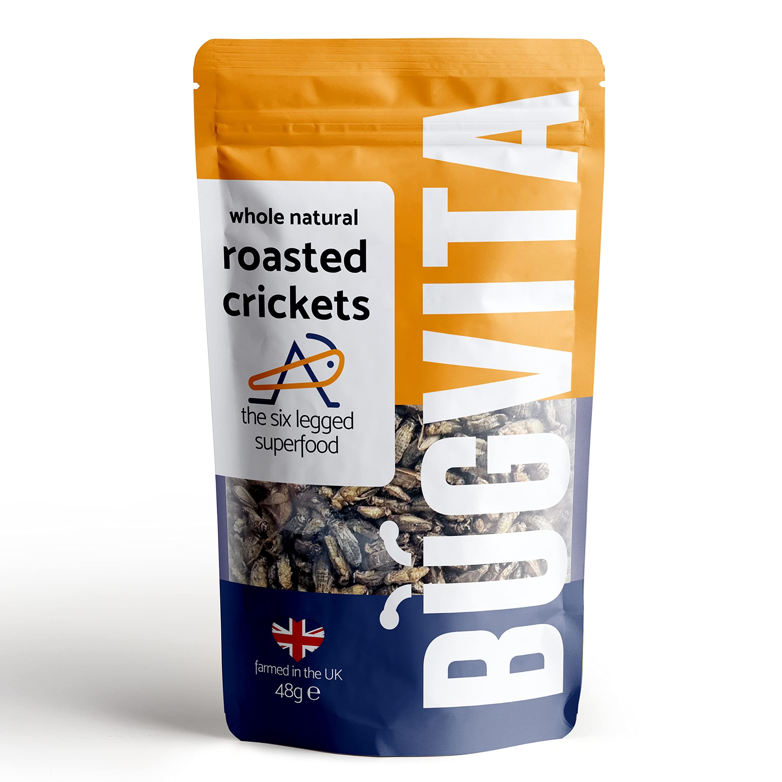 Crunchy Whole Roasted Crickets