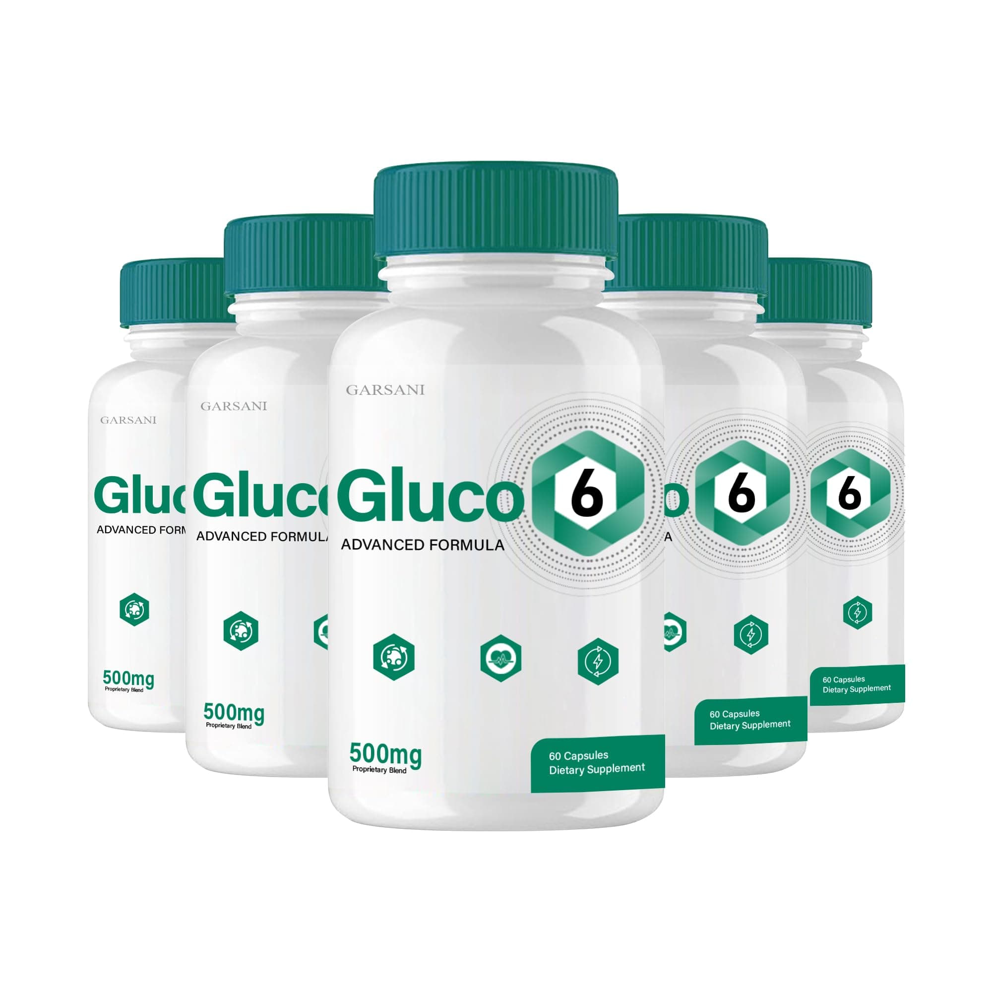 Gluco6 - Gluco6 Advanced Capsules (5 Pack, 300 Capsules)