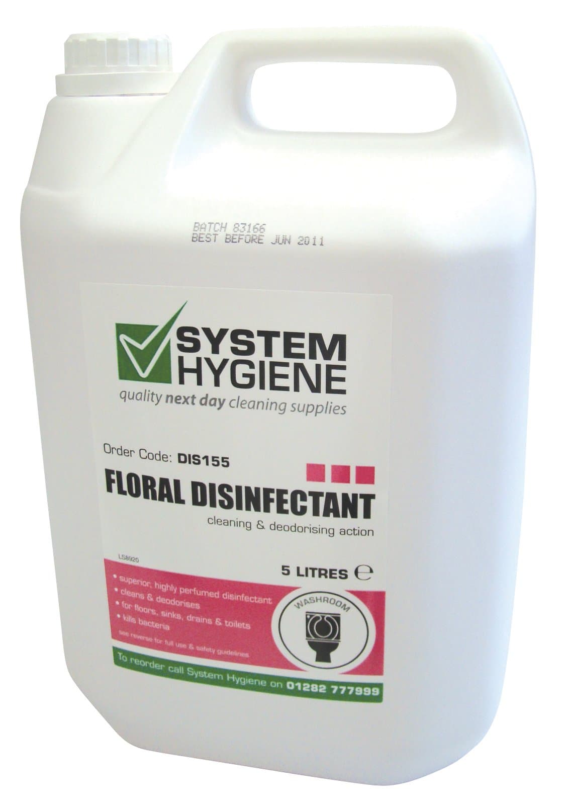 System Hygiene Powerful Floral Disinfectant 5Ltr