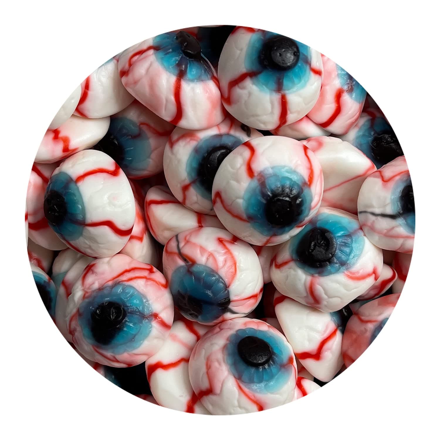 1KG Jelly Bloody Eyes - Jelly Gummy Halloween Eye Sweets - Gluten-Free