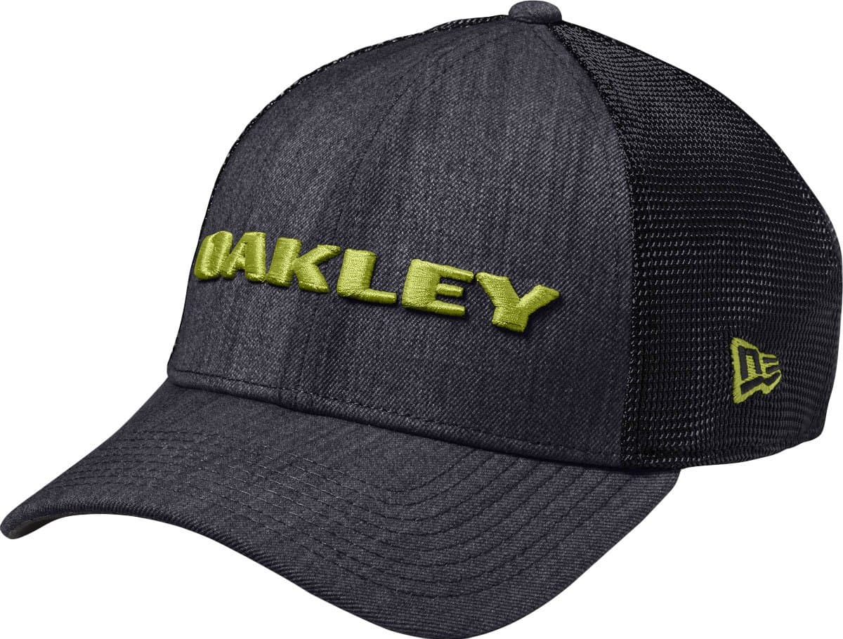 Oakley Men's Heather NE Snapback Adjustable Hats,One Size,Blue Indigo