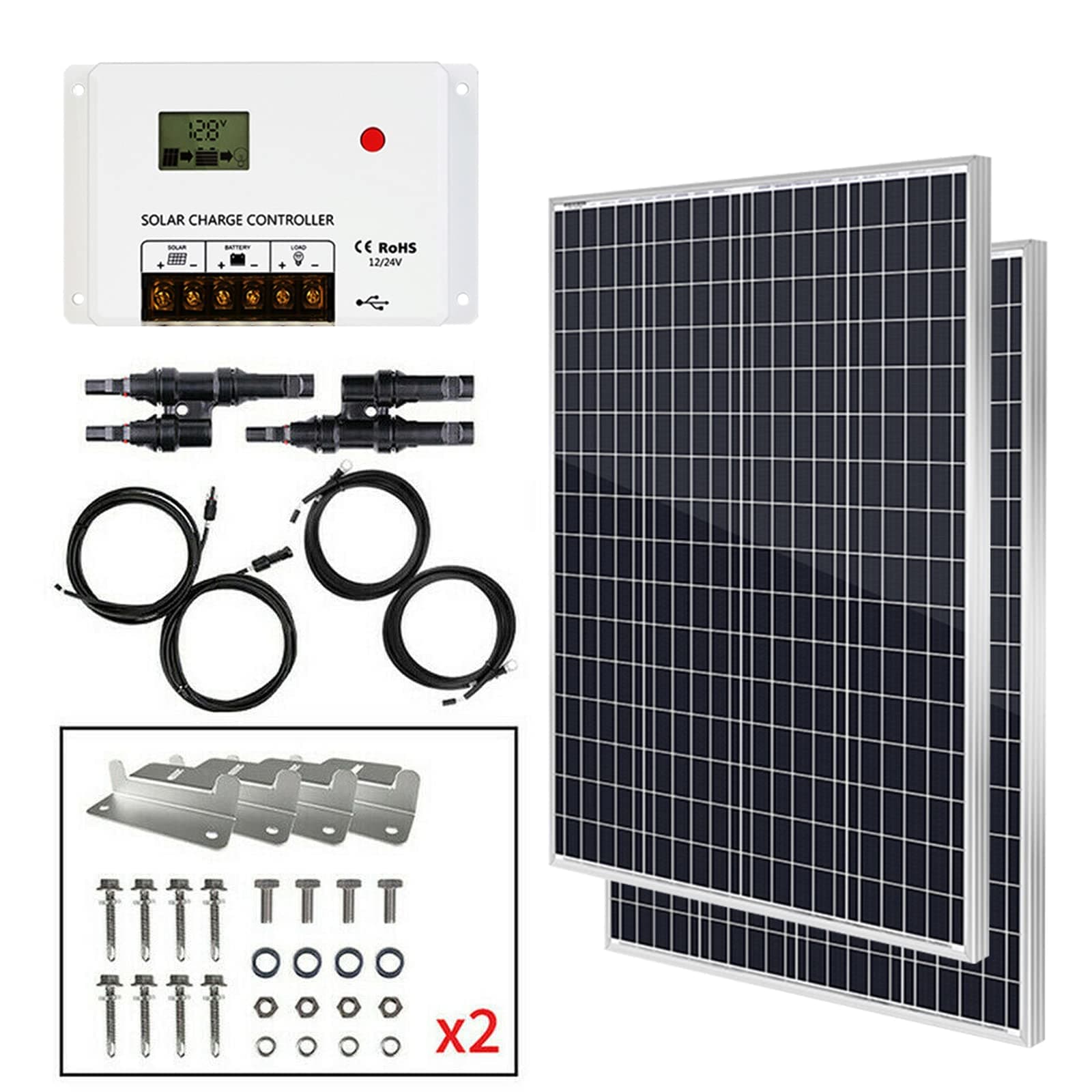 HQST 200W Solar Panel Kit