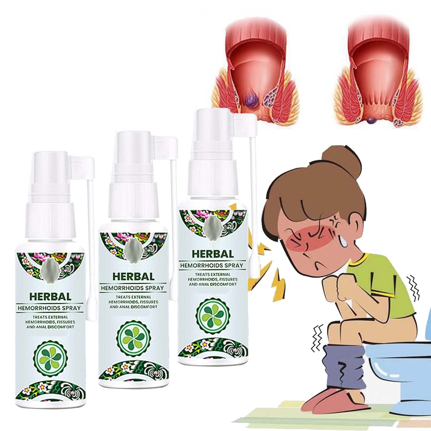 Hemocare Herbal Hemorrhoids Spray, Eelhoe Natural Spray (3)