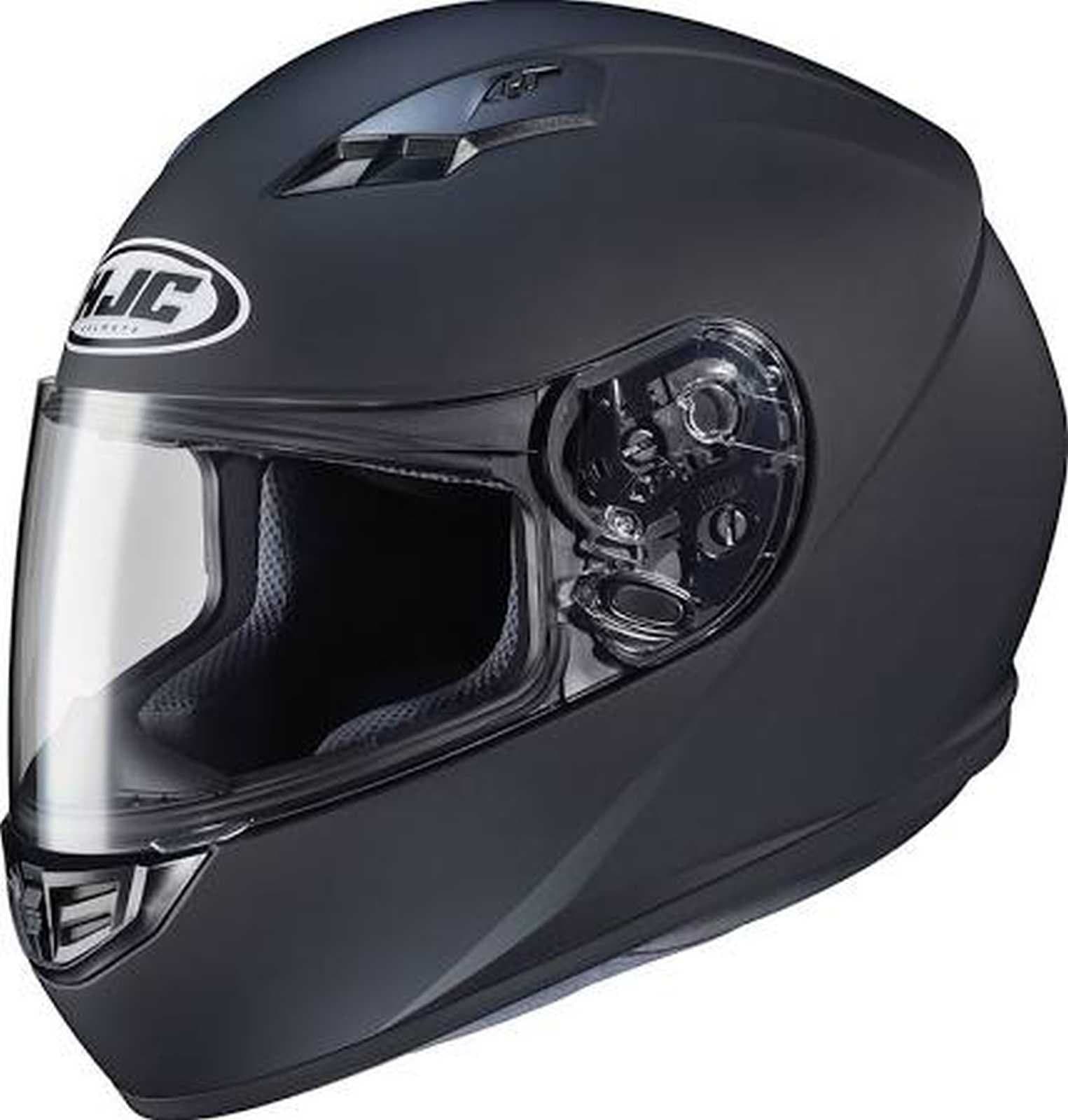 HJC Unisex Adult CS-R3 Matte Black Full Face Helmet 0856-0135-07