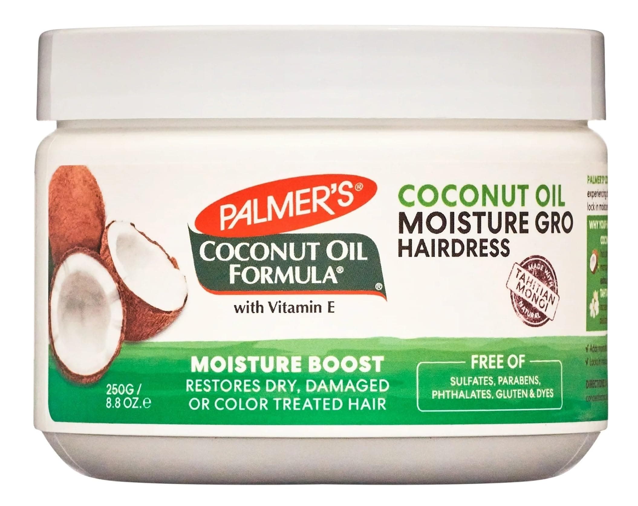 Coconut Oil Formula Moisture Gro Hairdress, 8.8 Ounce
