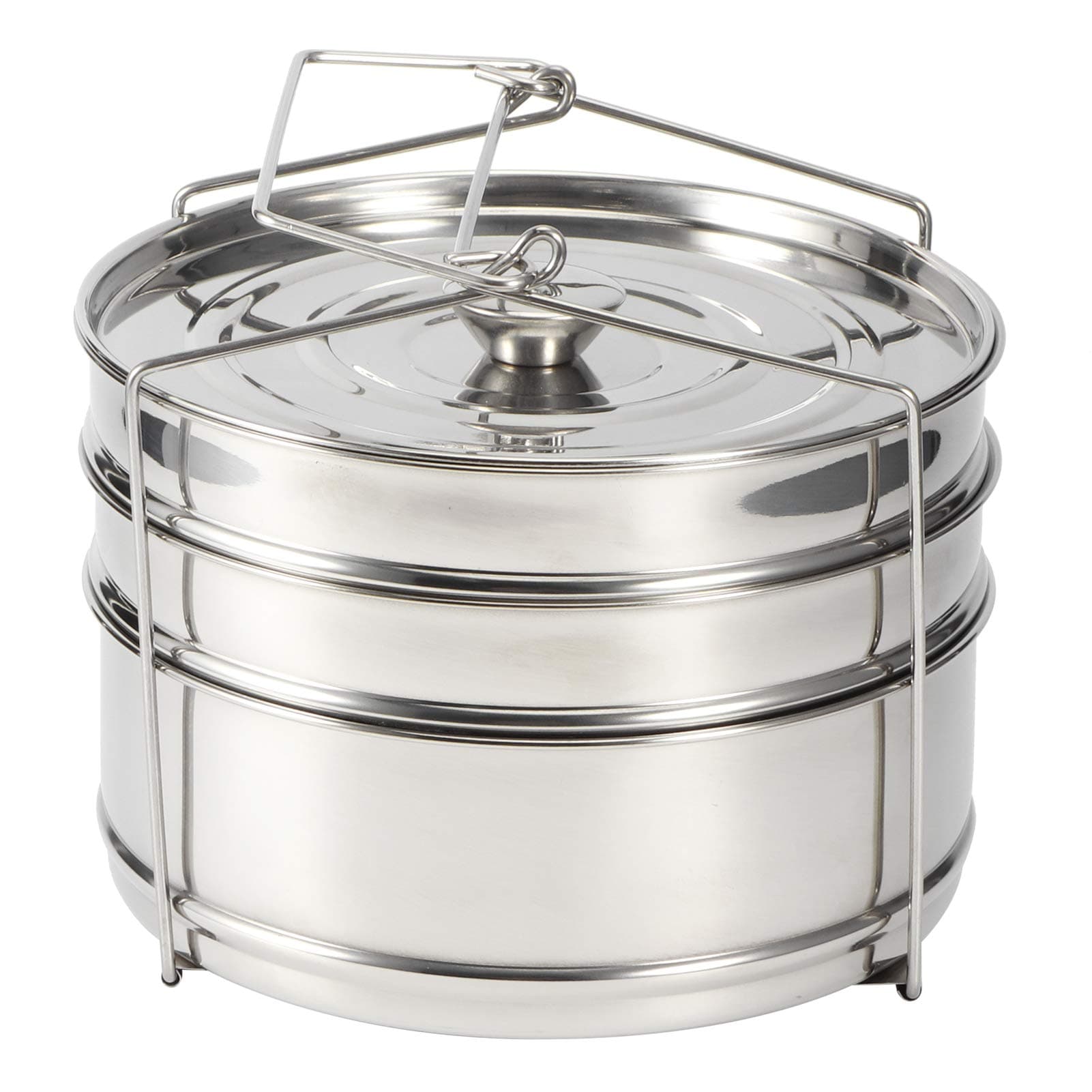 Steamer Pot Steamer Pot Food Steamer Stackable 3 Tier Stainless Steel Steamer Cooker Pot Set Cook Food Pressure Pot Accessories